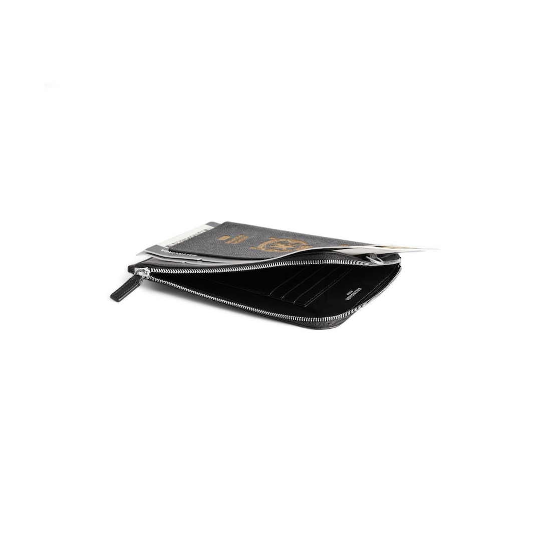 Men's Passport Phone Holder in Black - 4