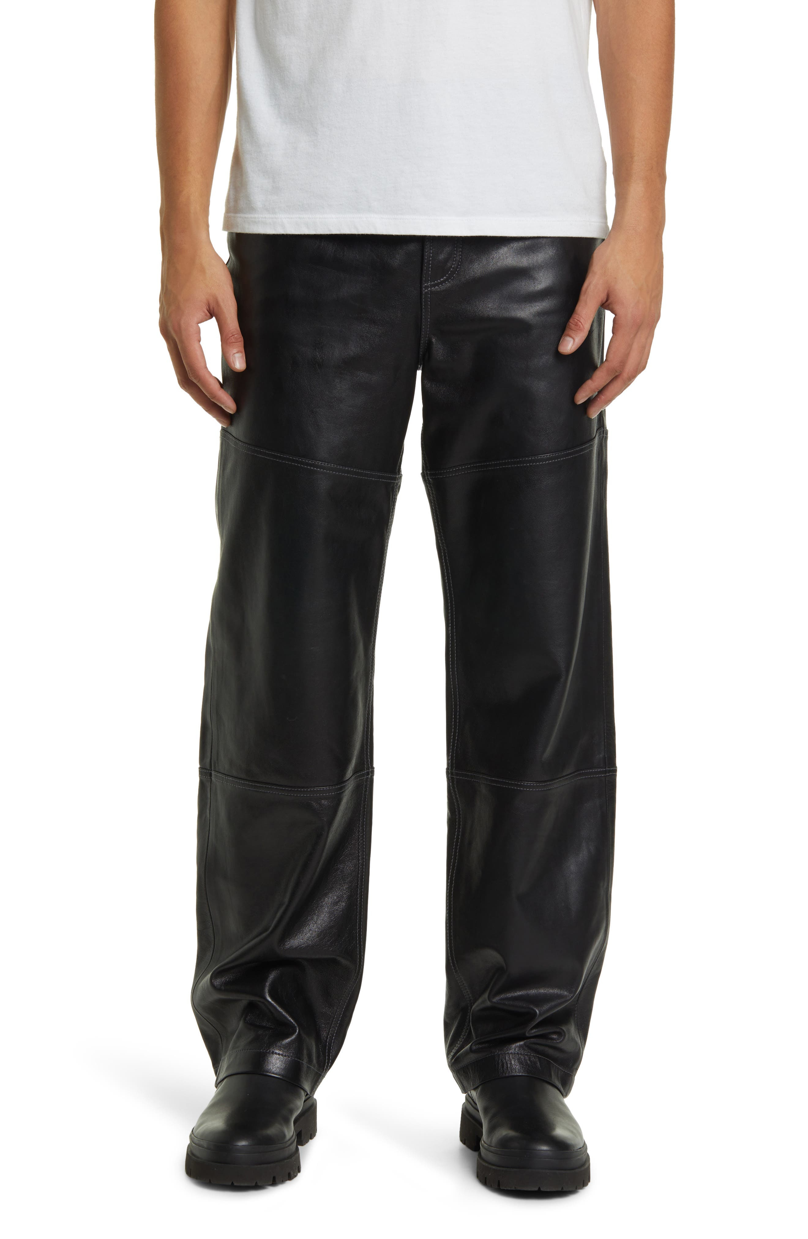 Lambskin Leather Pants - 1