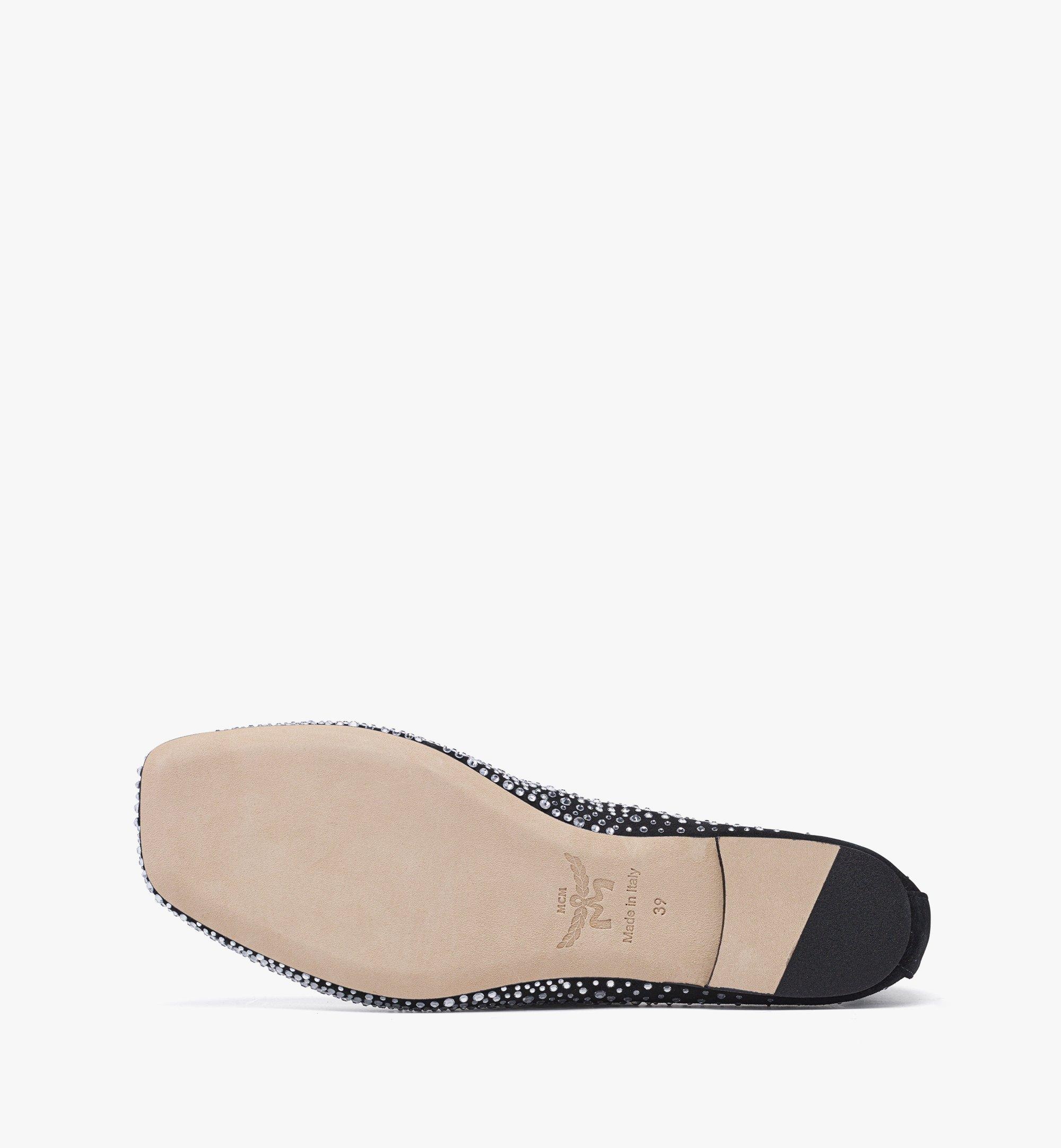 Ballerina Shoes in Gradation Crystal Suede - 4