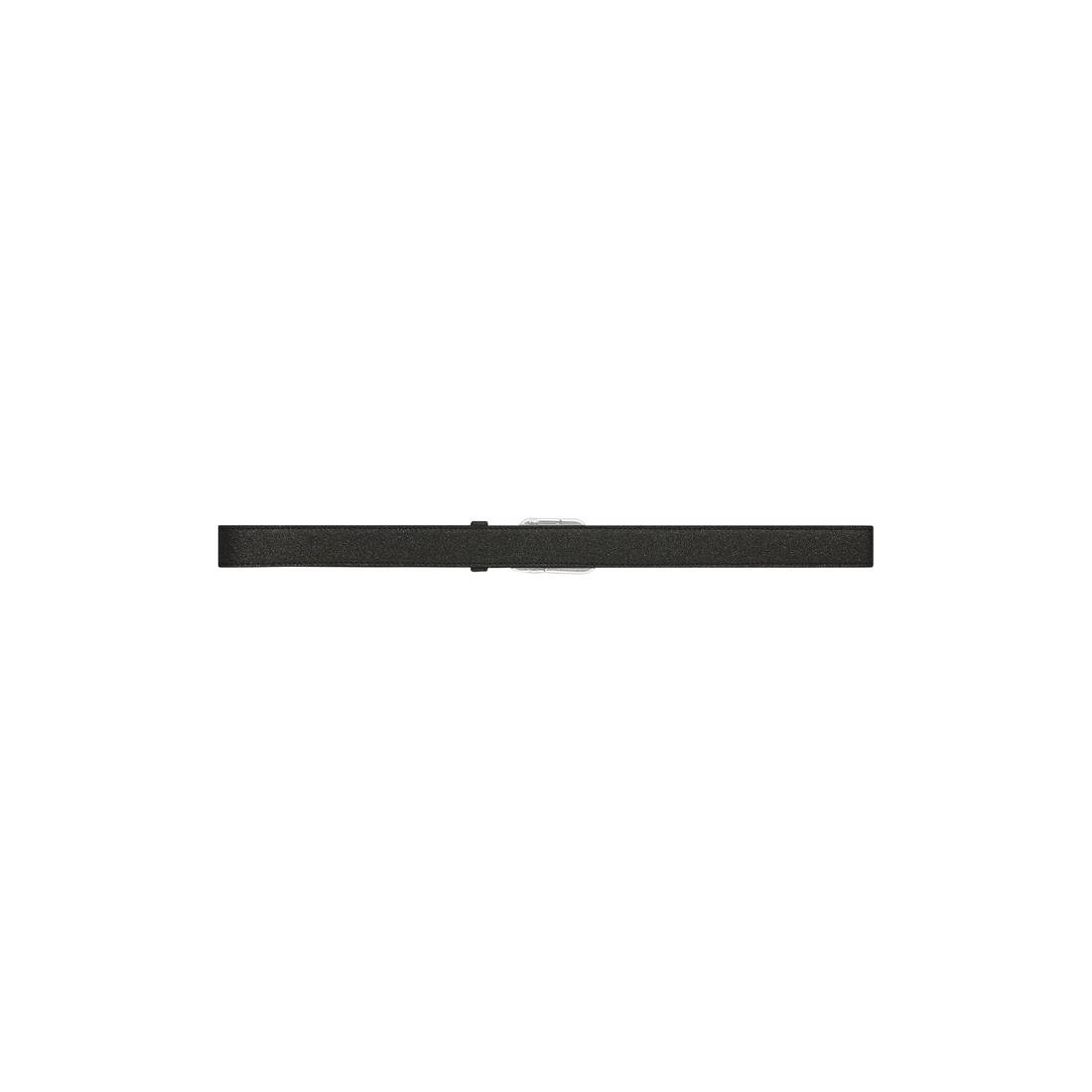 Women's Bb Belt 25mm In Sparkling Fabric in Black - 3