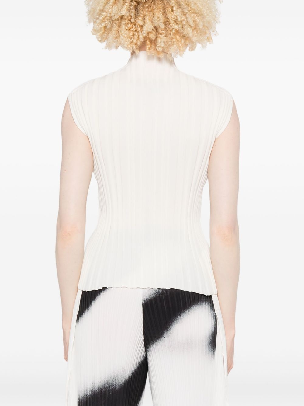 pleated T-shirt - 4