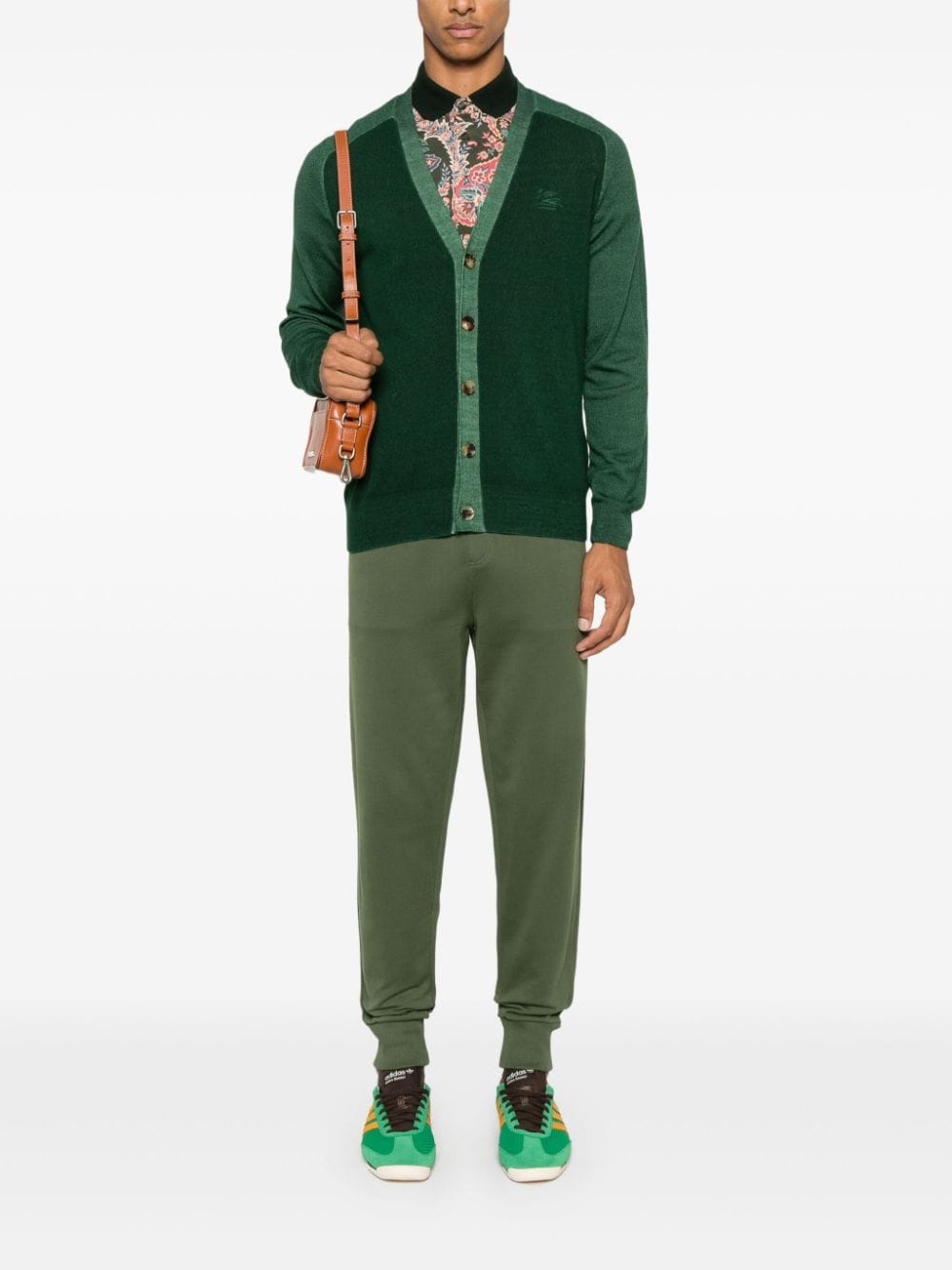 Pegaso-motif cardigan - 2