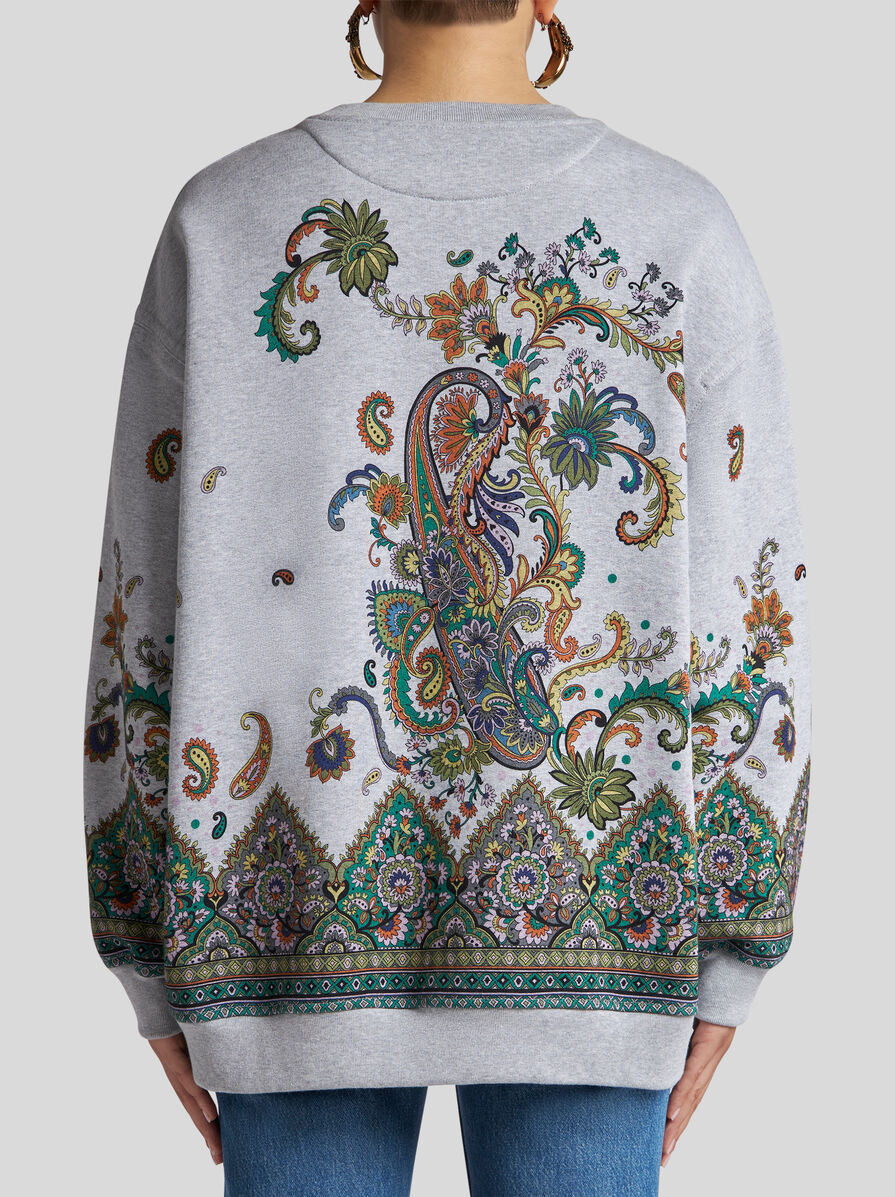 FLORAL COTTON SWEATSHIRT - 5