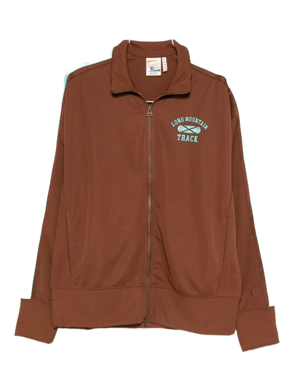 zip striped sweatshirt - 1