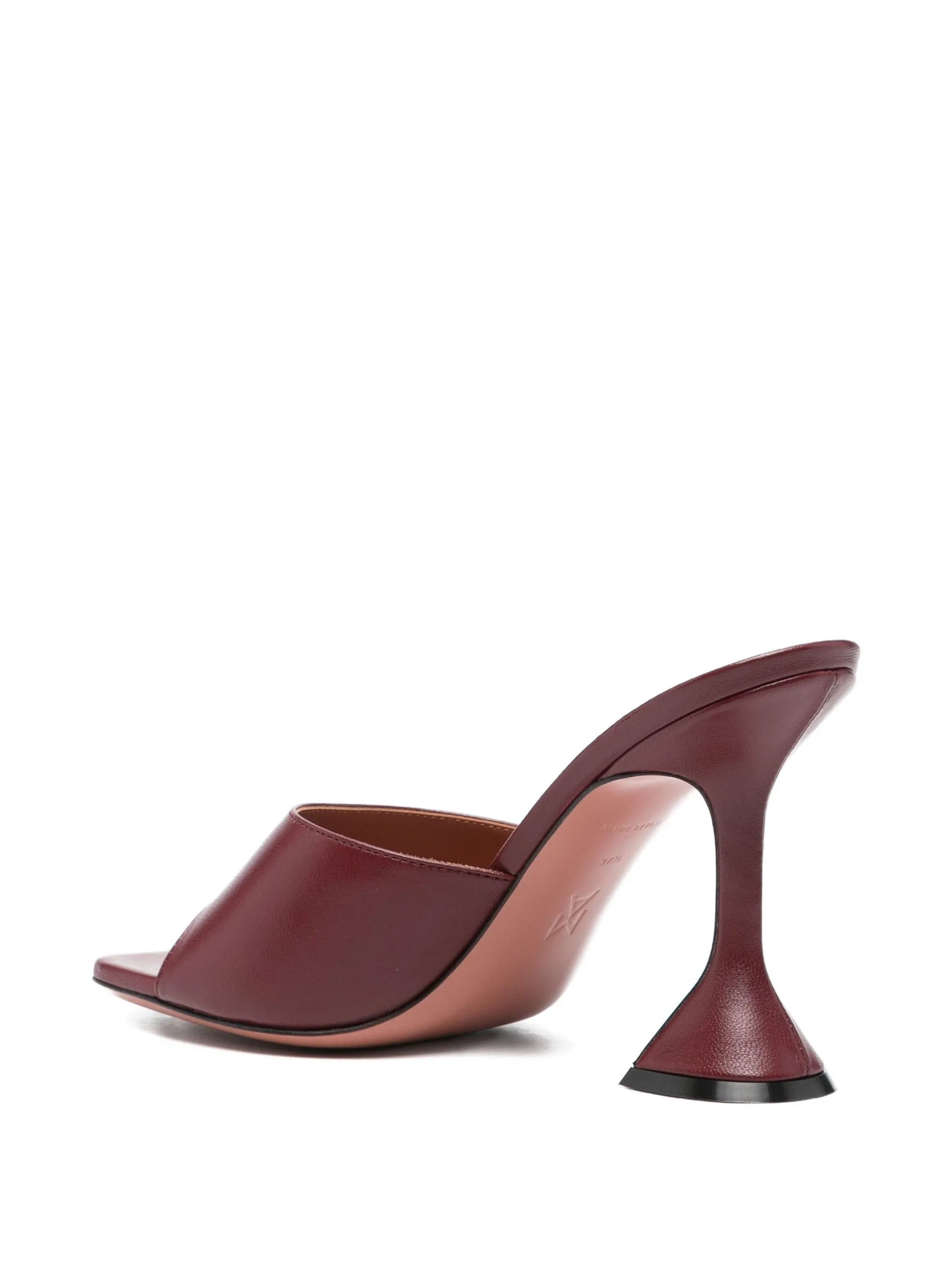 Amina Muaddi 95m Lupita Square-toe Sandals - 4