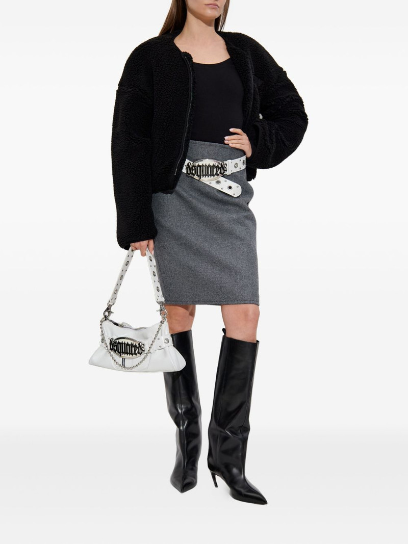 DSQUARED2 embroidered fleece jacket outlook
