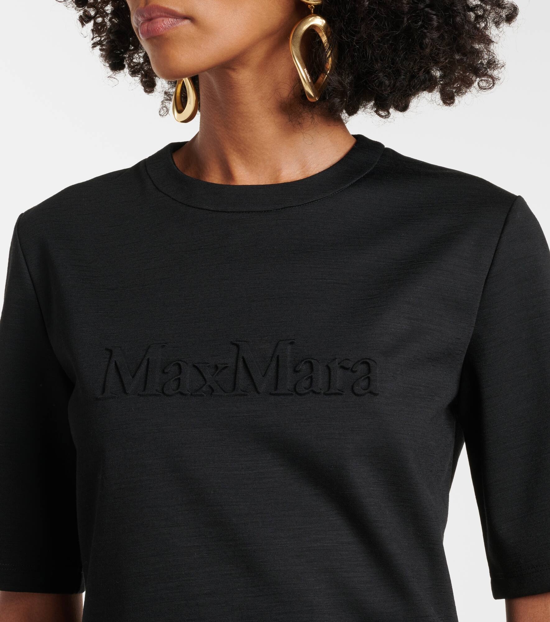 Peter embroidered wool T-shirt - 4