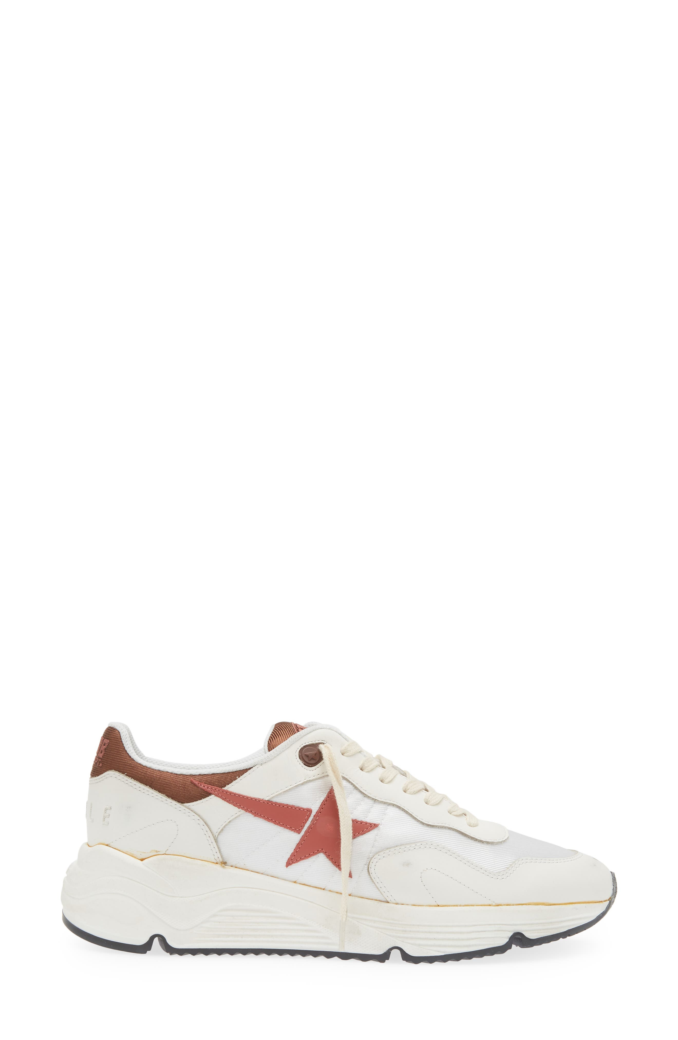 Golden Goose Running Sole Sneaker in White/Red at Nordstrom - 3