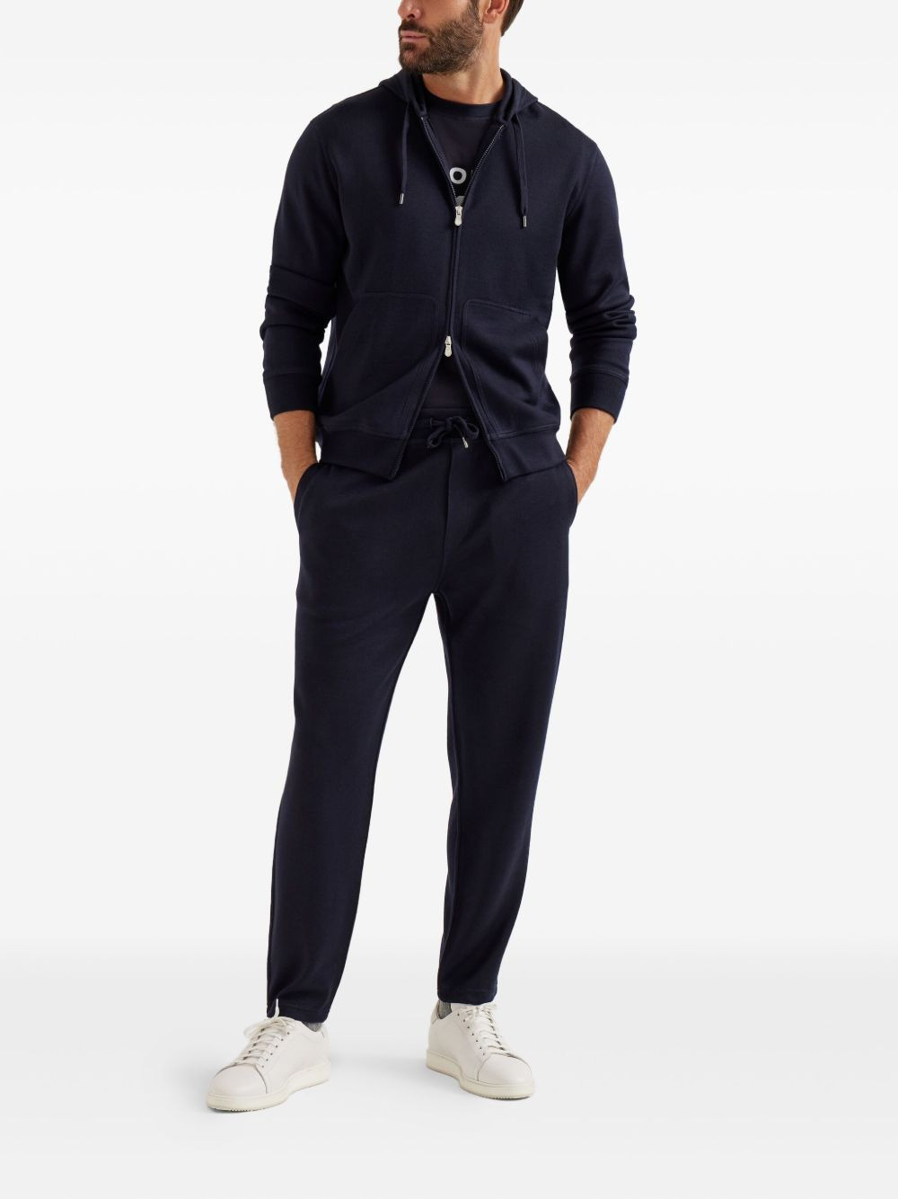 drawstring-cuffed track pants - 2