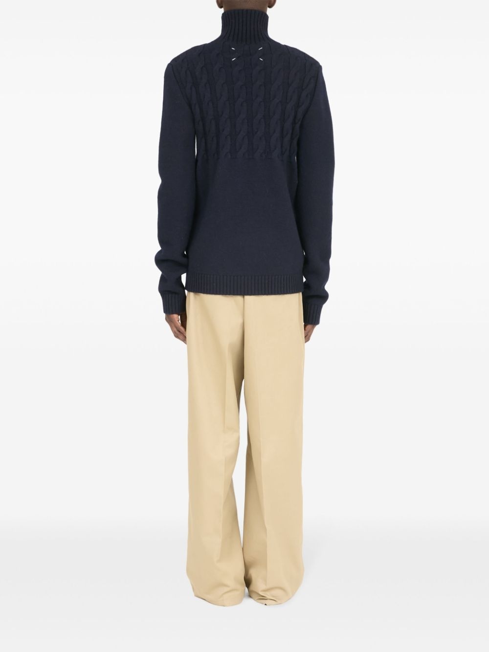 HIGH-NECK VIRGIN-WOOL SWEATER - 4