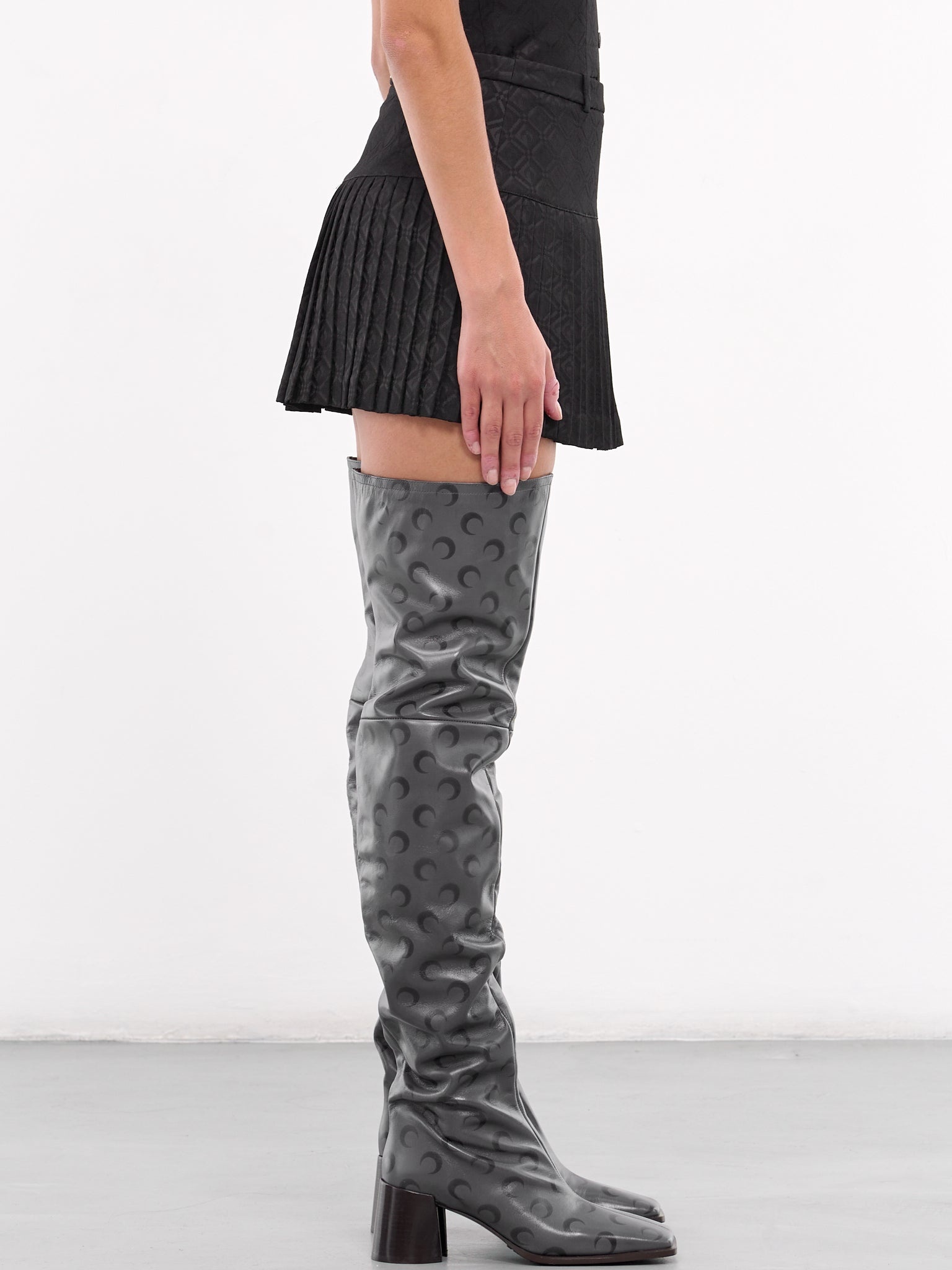 Air Brush Thigh Boots - 1