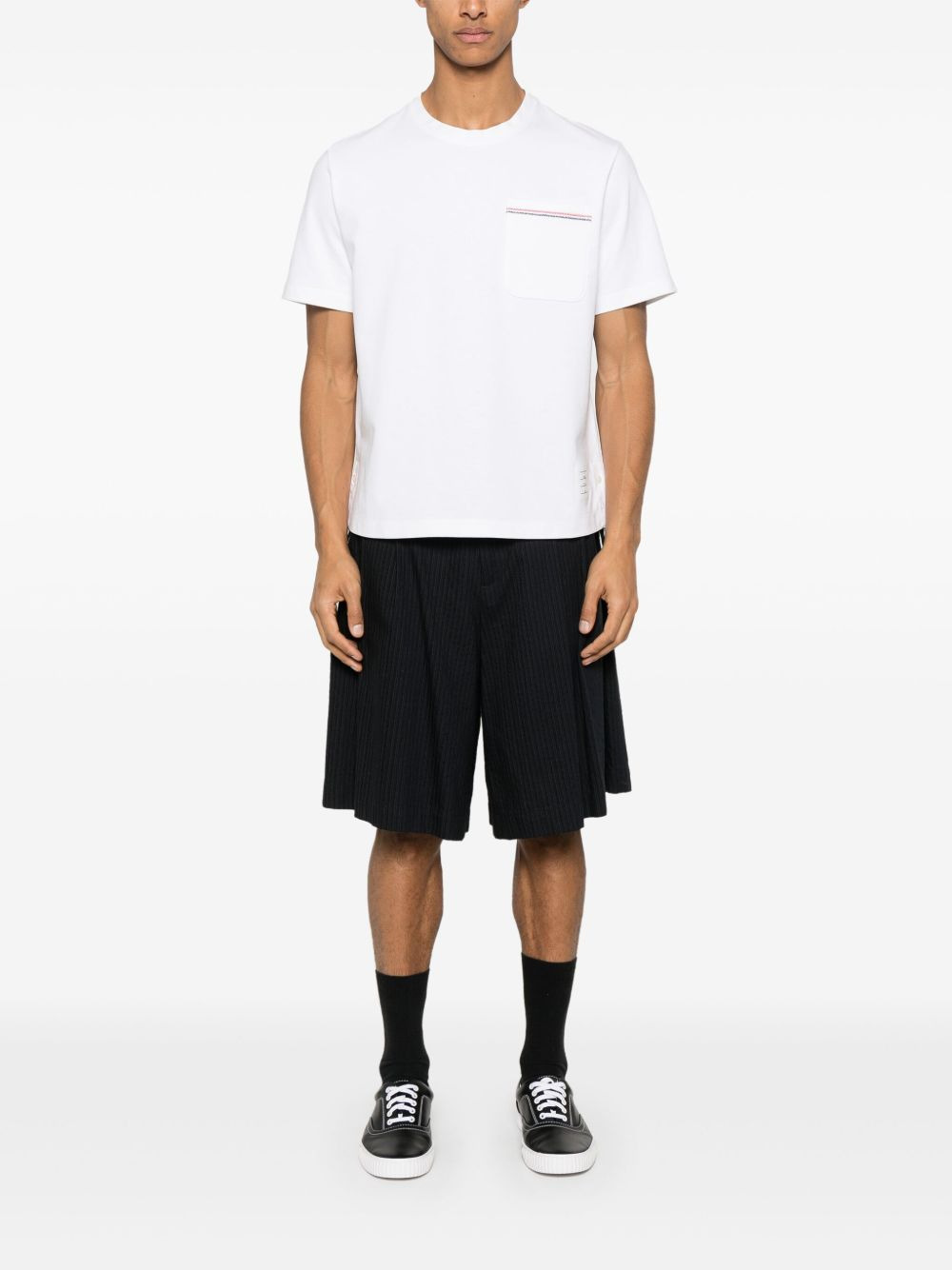 RWB-trim jersey T-shirt - 2