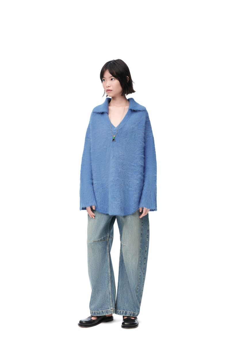 Loewe Polo sweater in alpaca and wool blend outlook