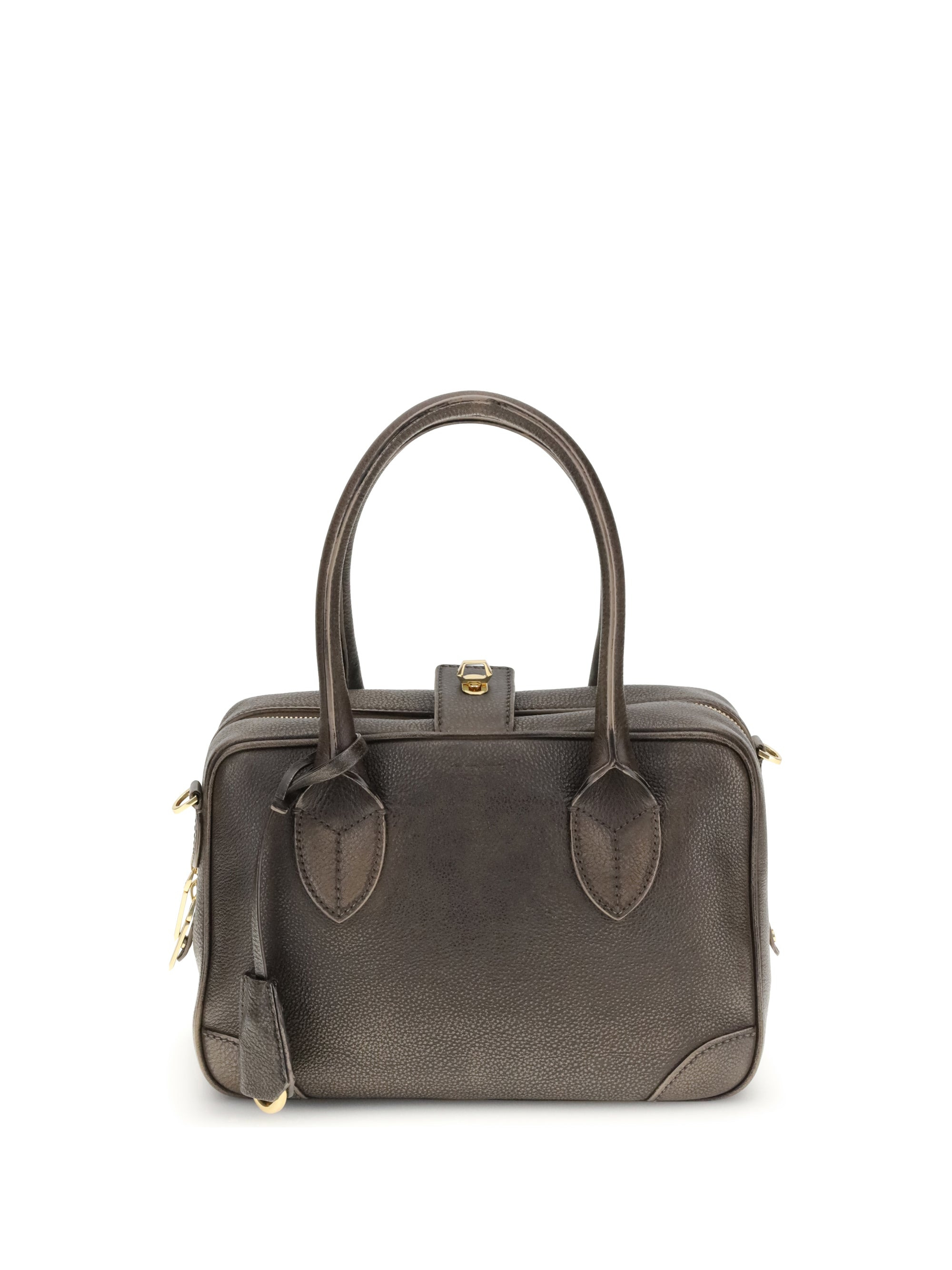 Golden Goose Women Vita Bag Treated Leather Body Gold Metal - 1