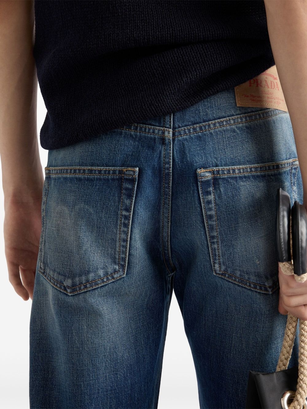 Selvedge straight-leg jeans - 5