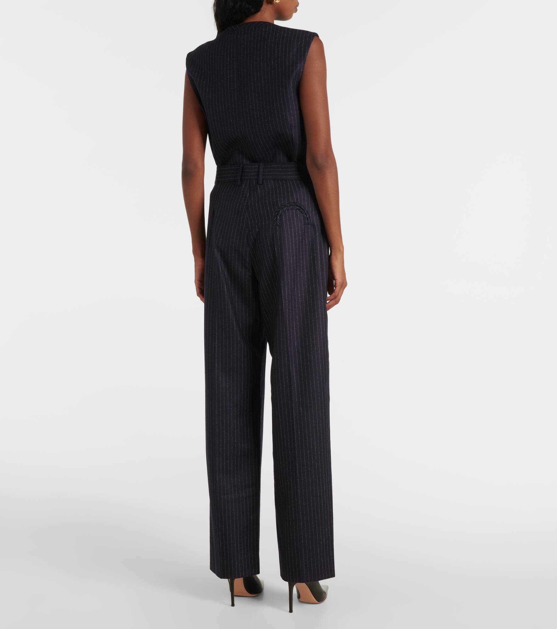 Lady Maud wool and cashmere straight pants - 3