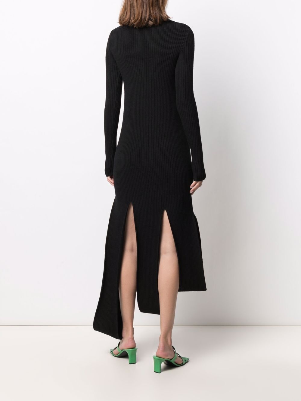 asymmetric knitted dress - 4