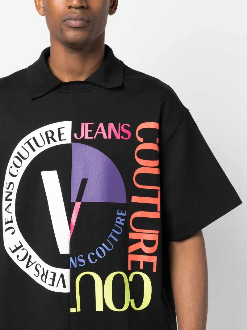 logo-print cotton T-shirt - 5