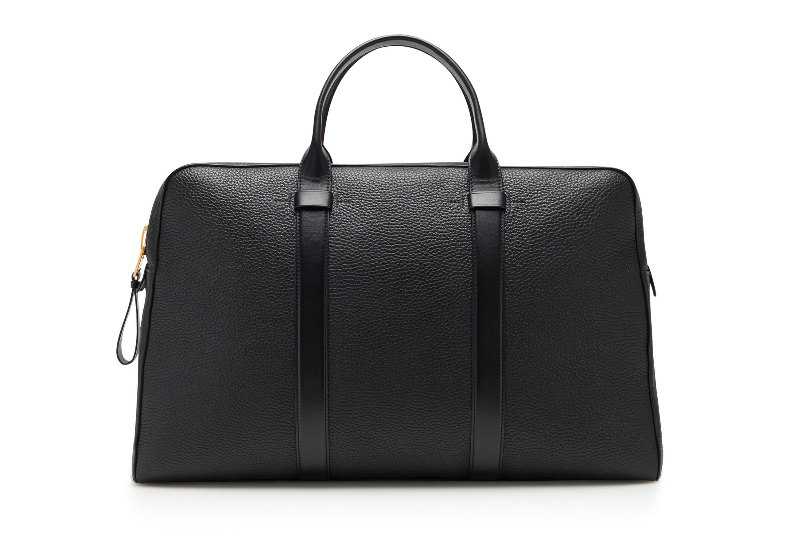 GRAIN LEATHER BUCKLEY BRIEFCASE - 1