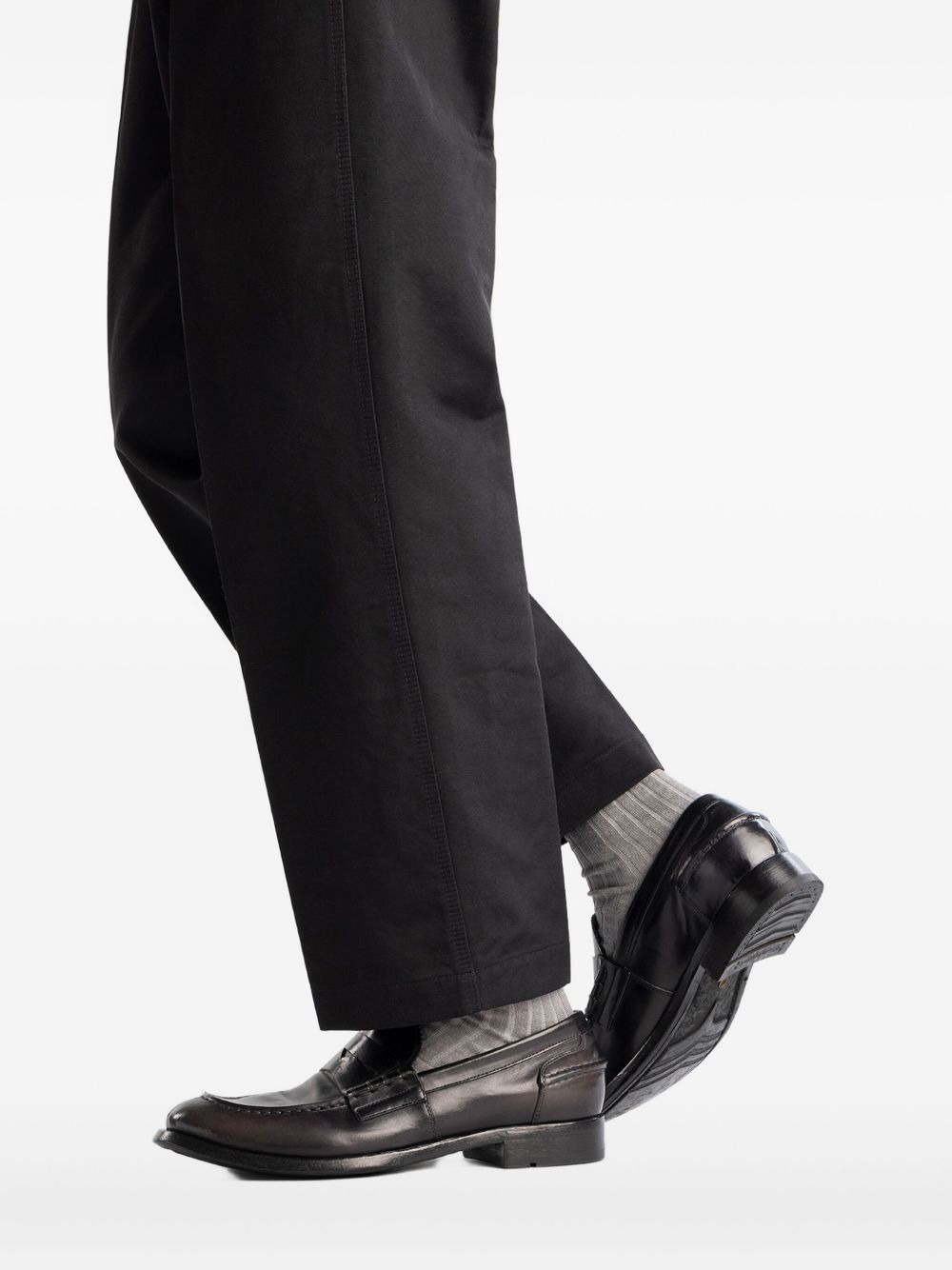 penny leather loafers - 5