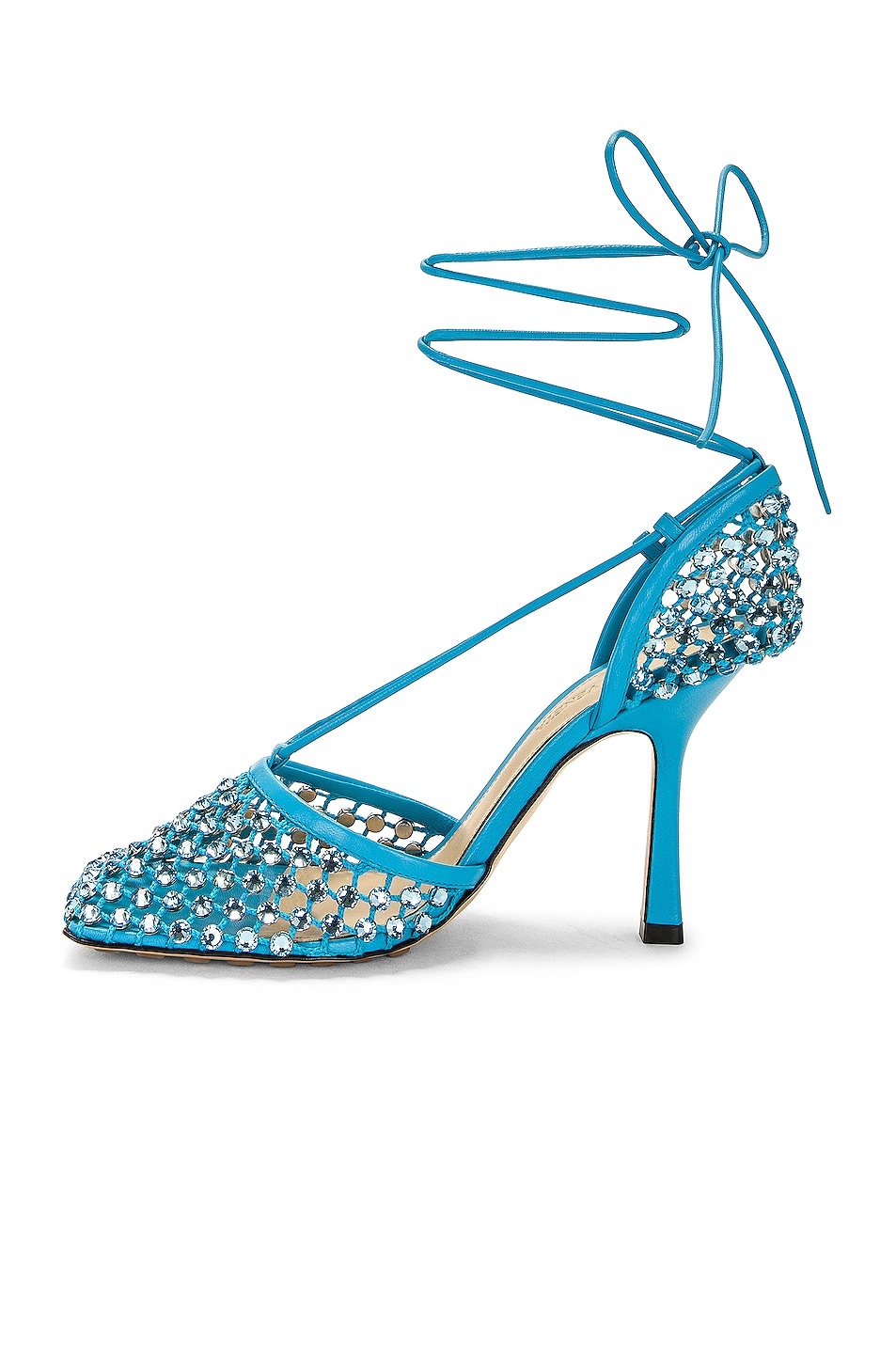 Stretch Lace Up Sandal - 5