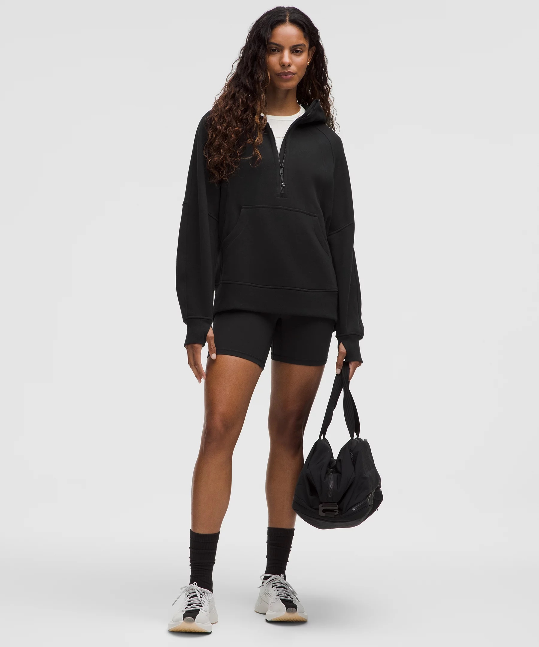 Scuba Oversized Half-Zip Hoodie *Long - 2