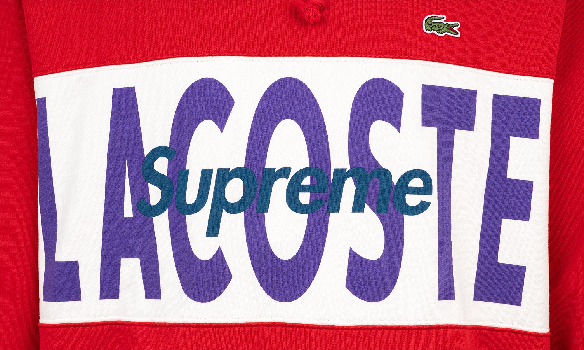 Lacoste Logo Panel Hoodie "FW 19" - 2