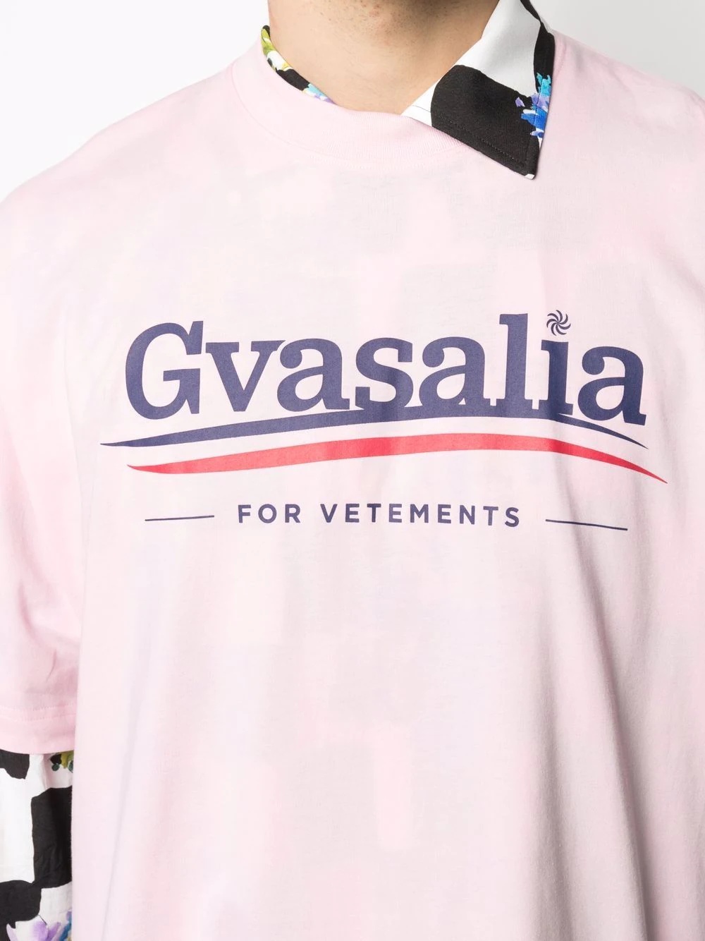 Gvasalia-print T-shirt - 5