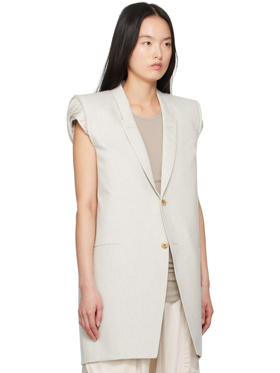 Off-White Hollywood Dirt Tailored SL Denim Blazer - 2