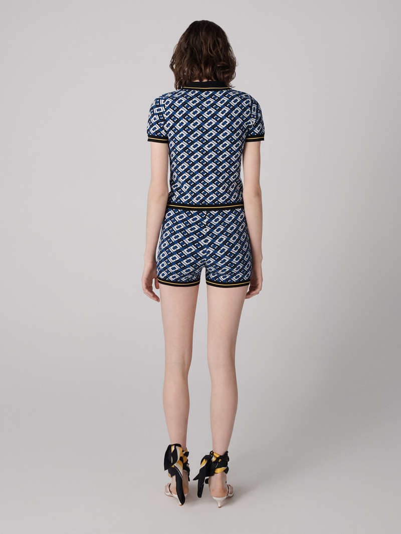 DIANE VON FURSTENBERG Serena Knit Jacquard Top outlook