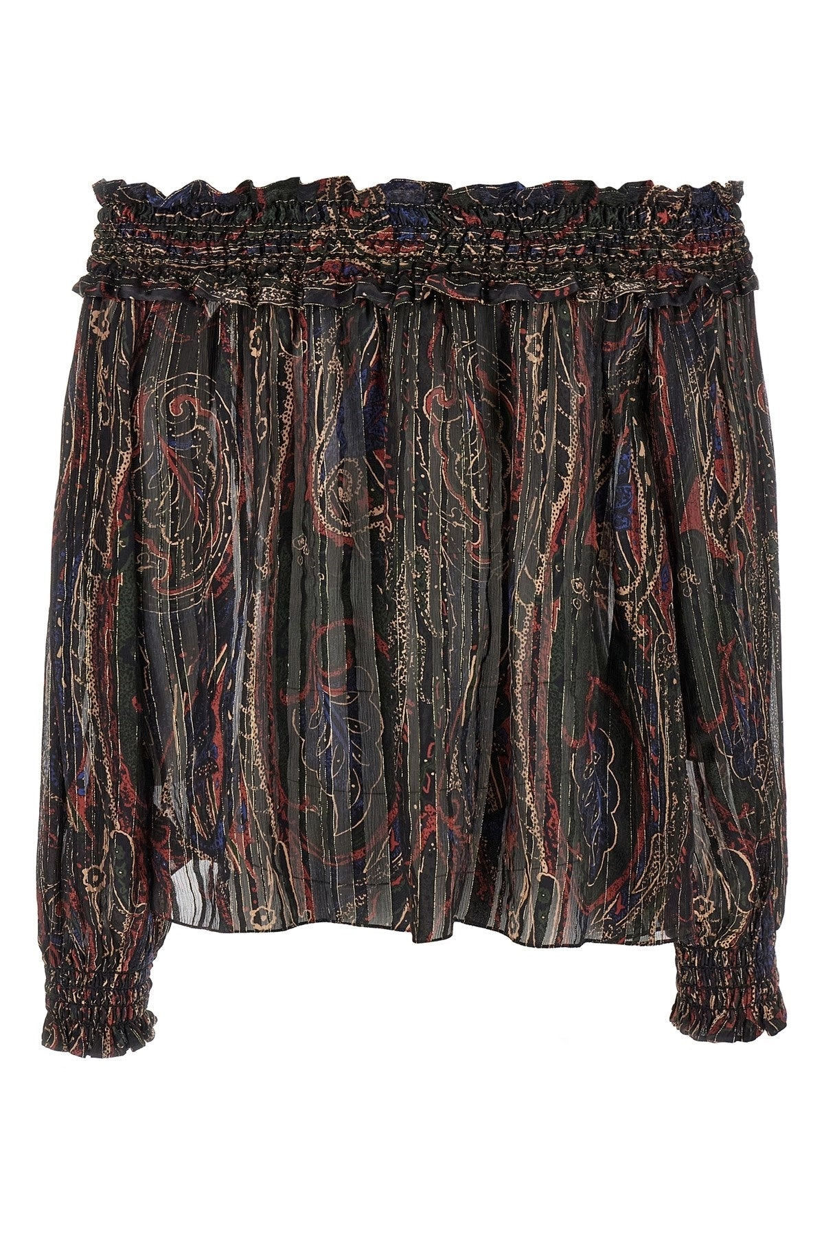 Saint Laurent Women Smock Stitch Blouse - 2