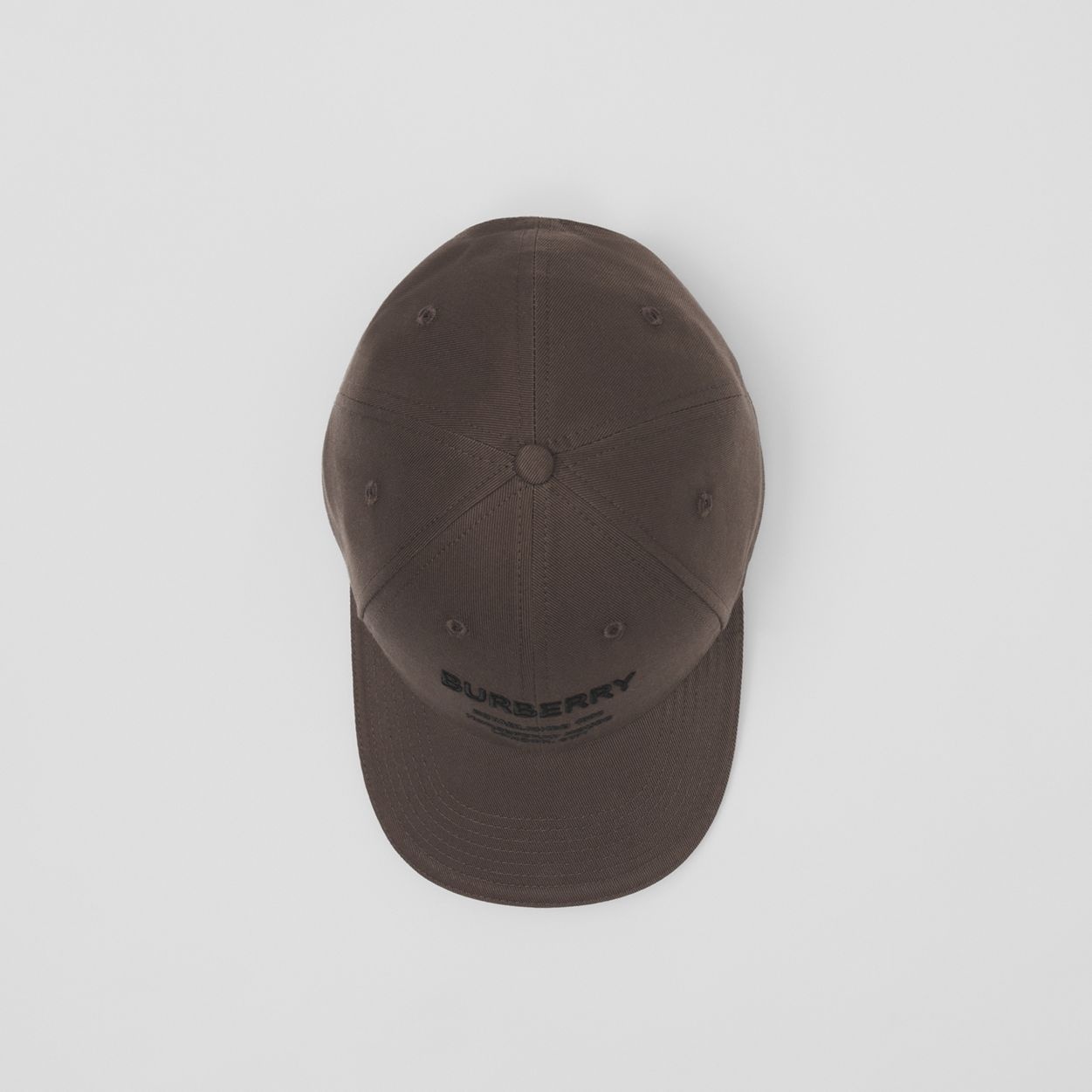 Horseferry Motif Cotton Twill Baseball Cap - 5