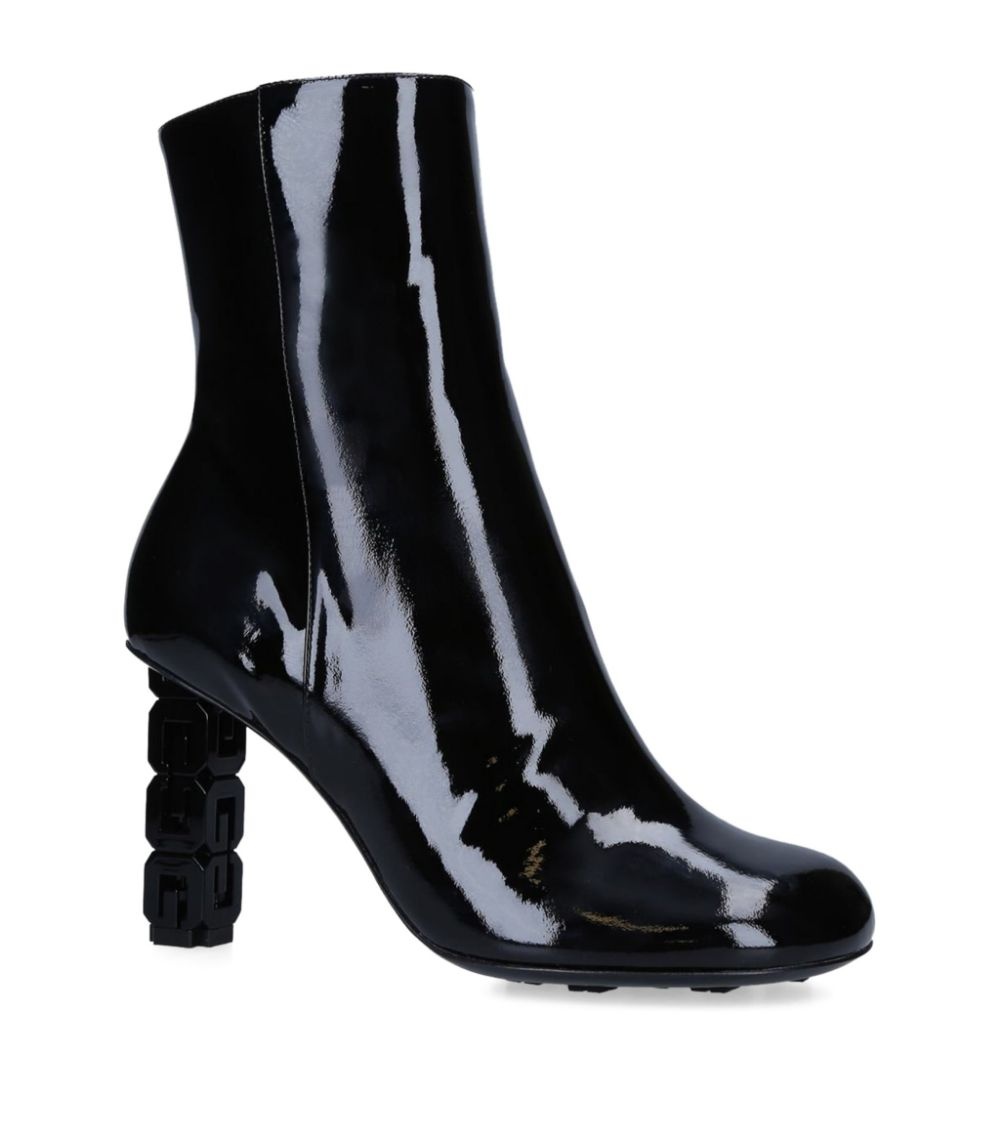 Patent Leather G Chain Boots 85 - 1