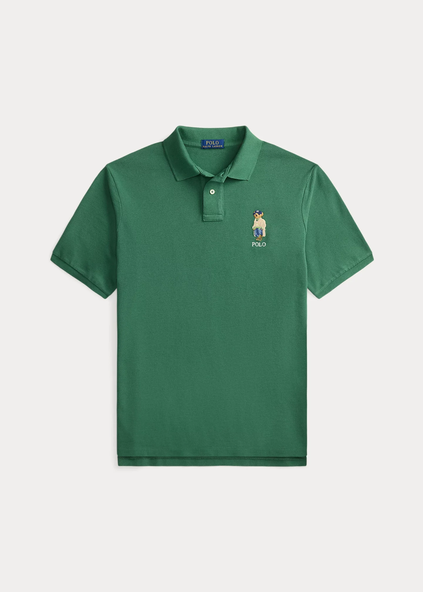 Classic Fit Polo Bear Mesh Polo Shirt - 1