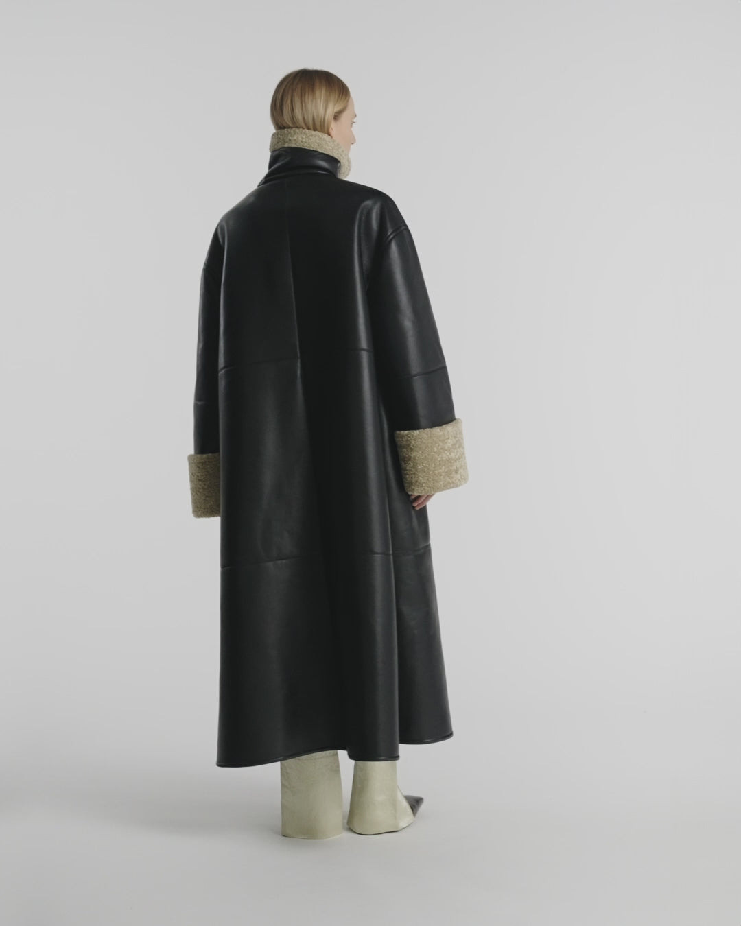 Bonded Shearling Coat - 3