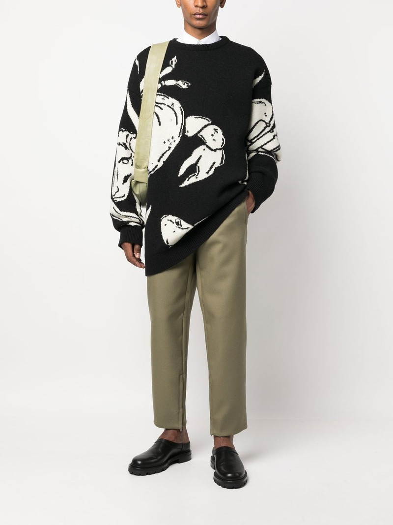 Jil Sander intarsia-knit jumper outlook