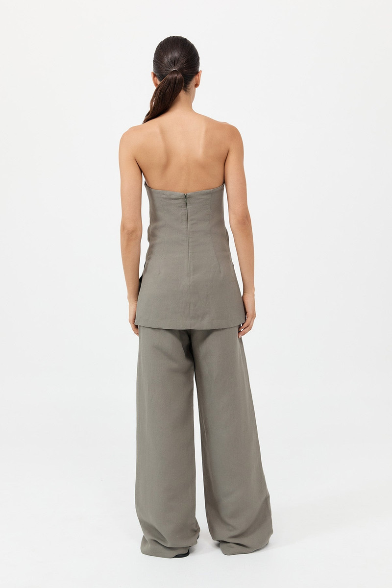 Column Tunic - Smokey Olive 6