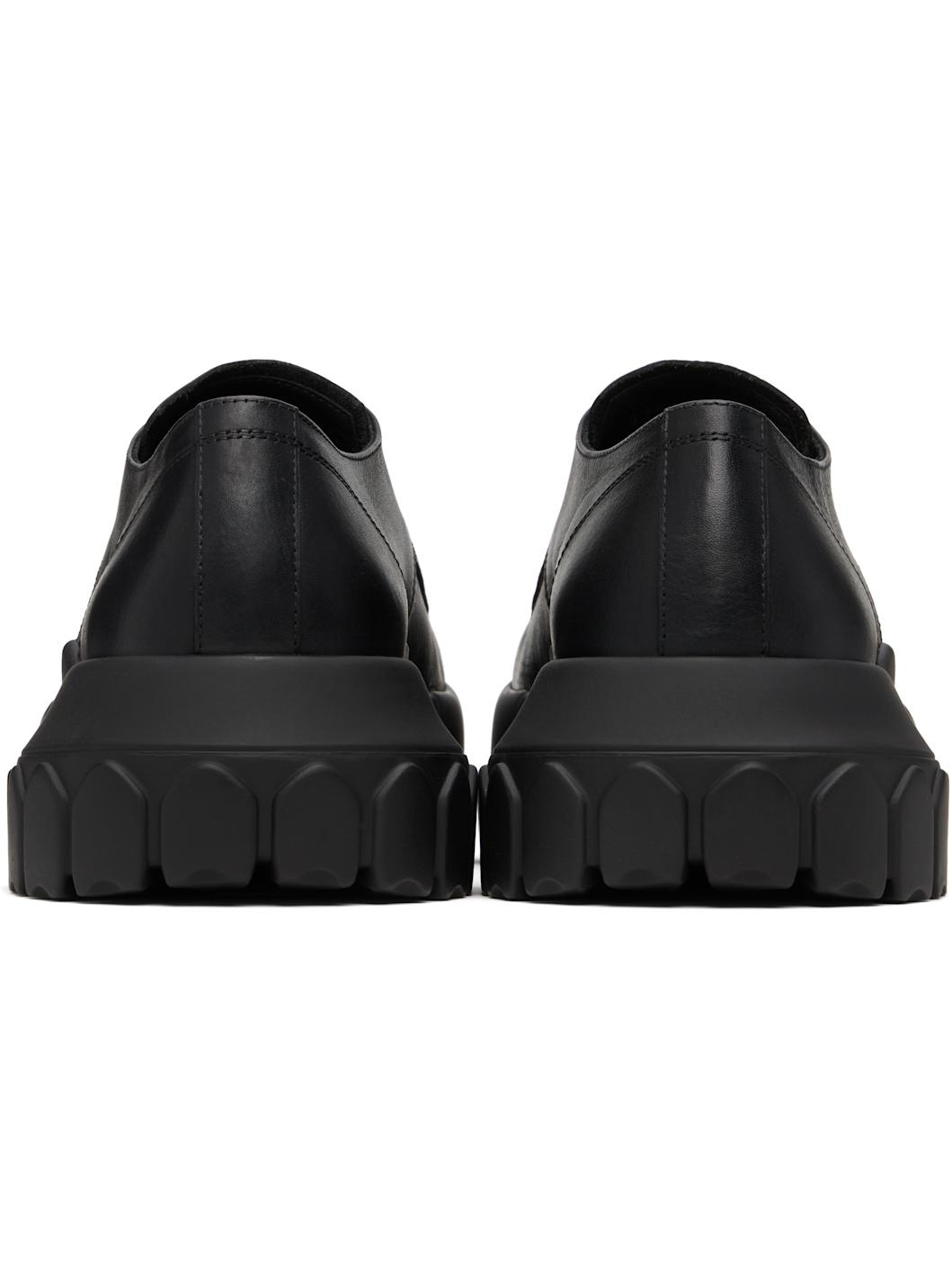 Black Hollywood Laceup Bozo Tractor Derbys - 2