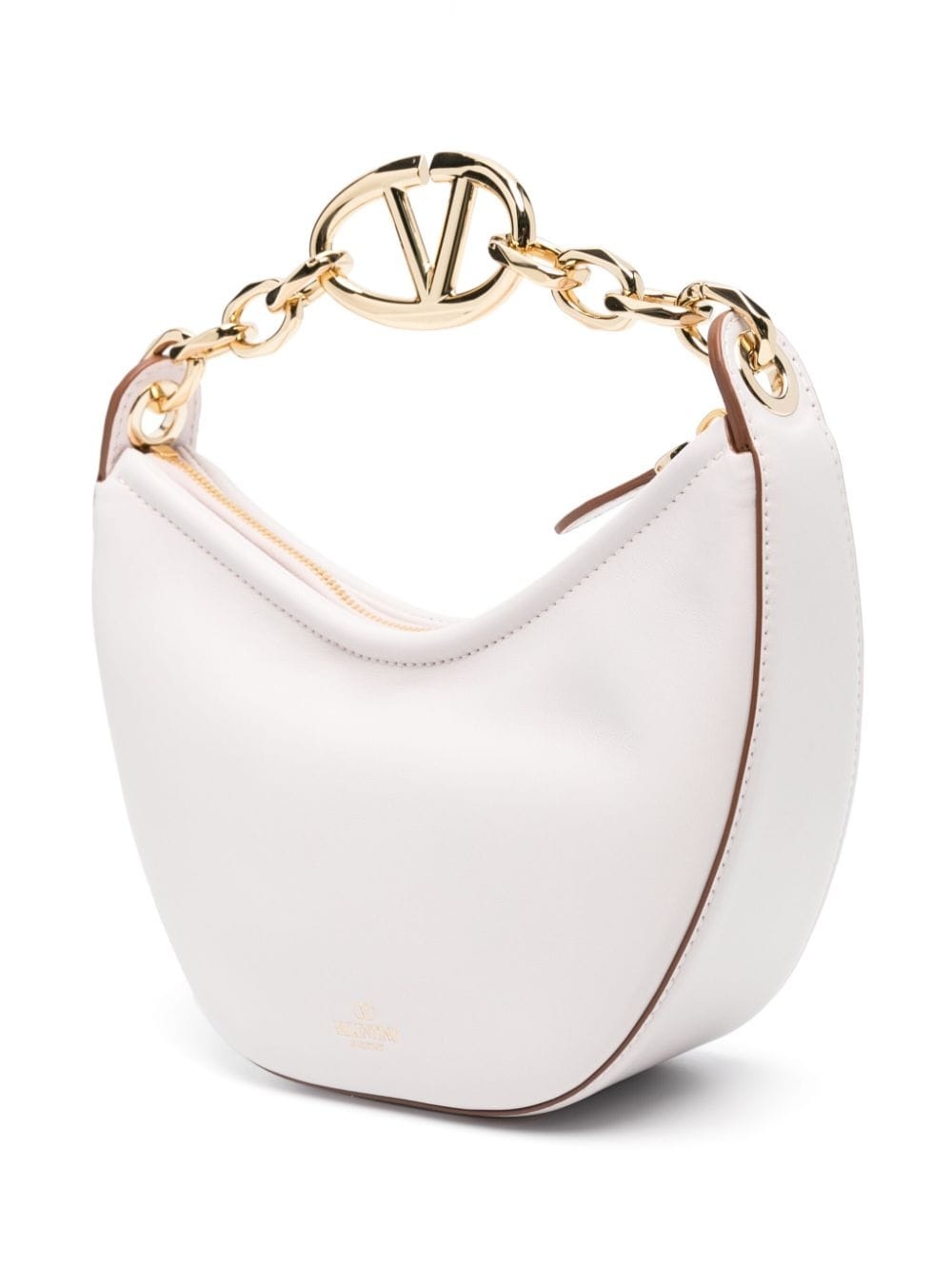 small VLogo Moon leather shoulder bag - 3