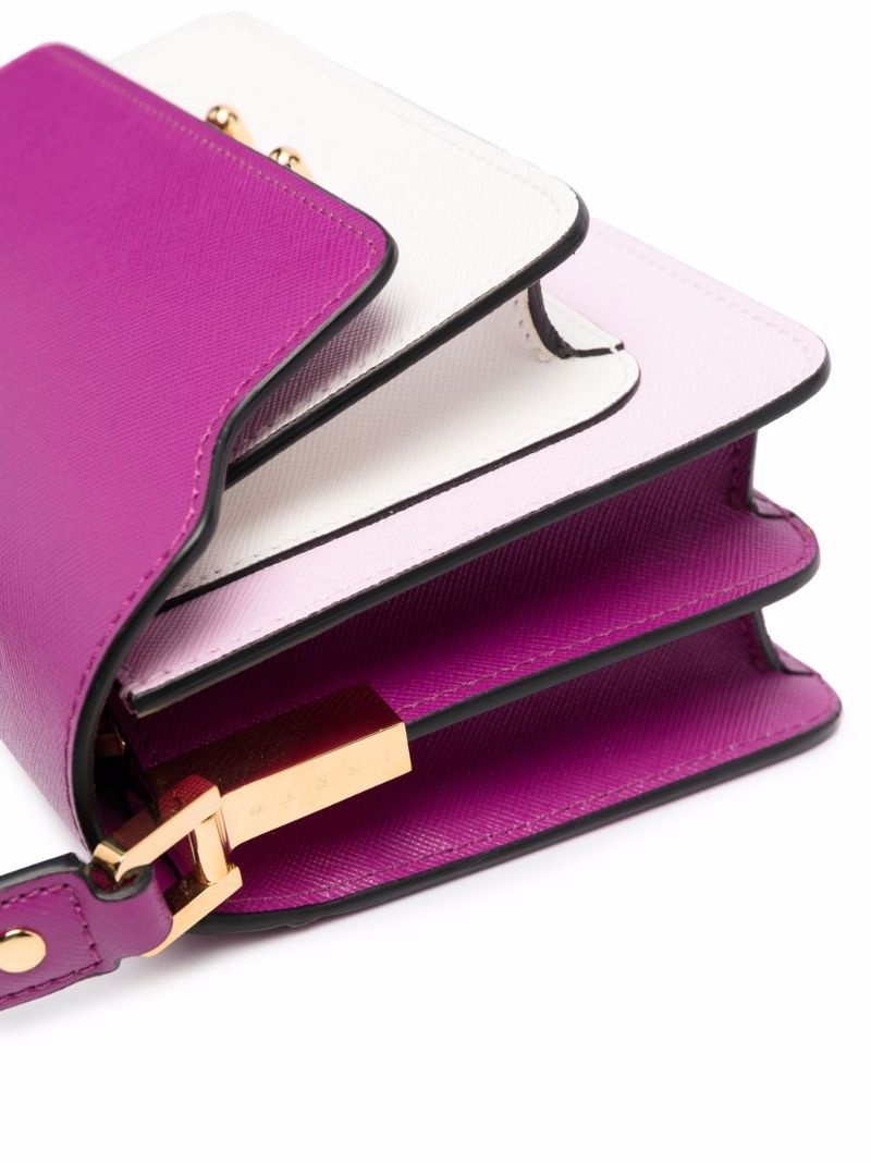 Trunk colour-block crossbody bag - 7