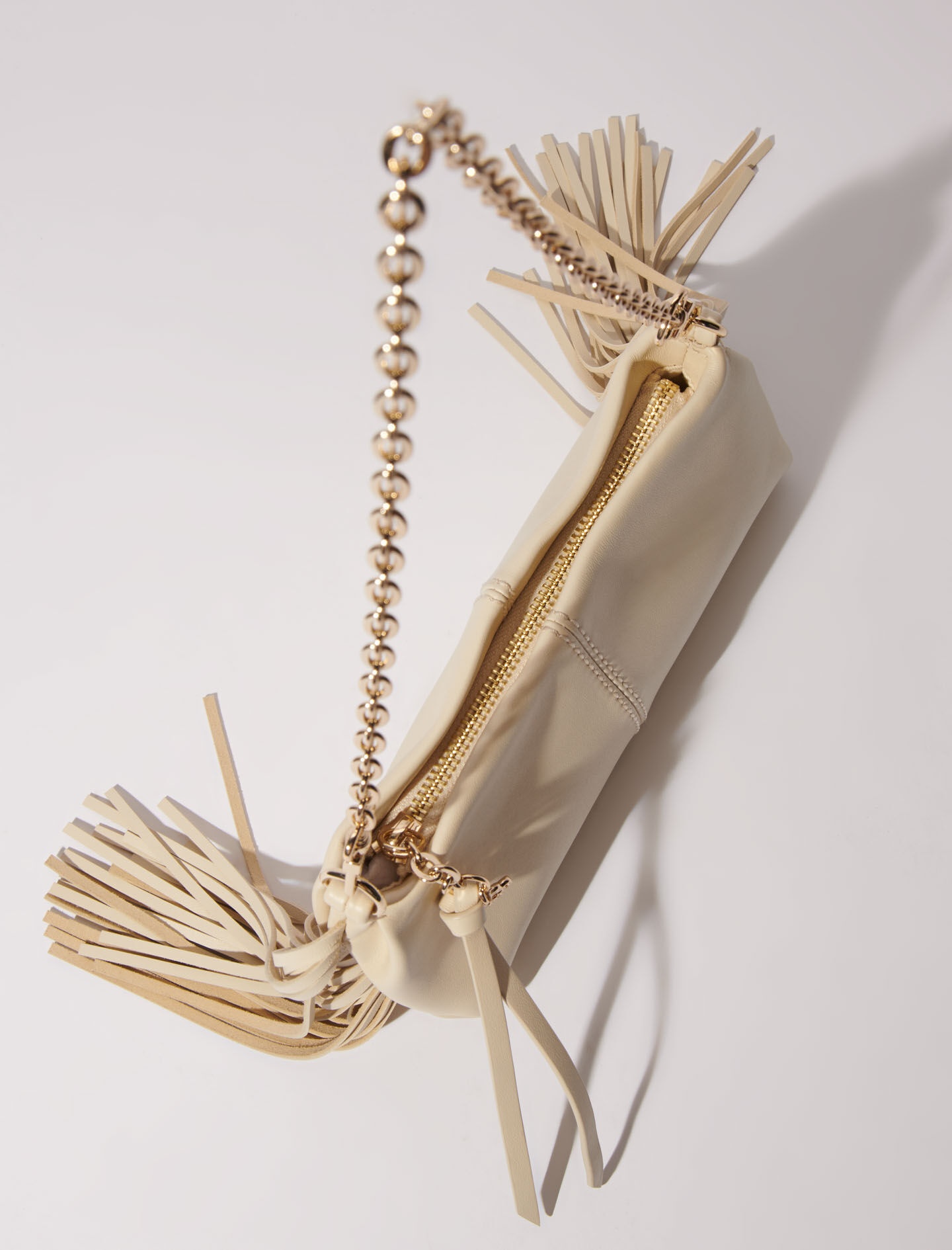 Miss M plain leather clutch bag - 6