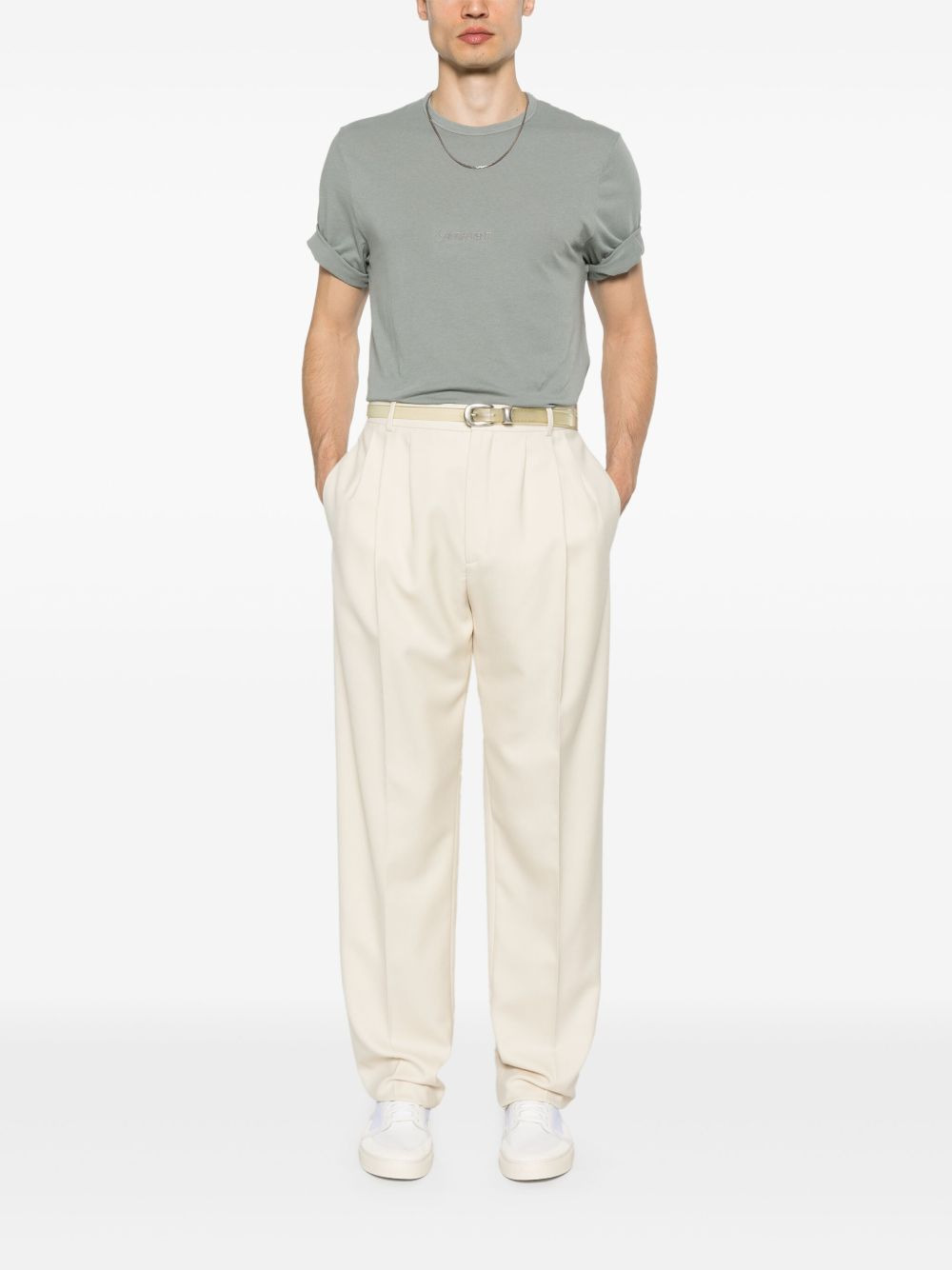 Saint Laurent  T-shirts and Polos Grey - 3