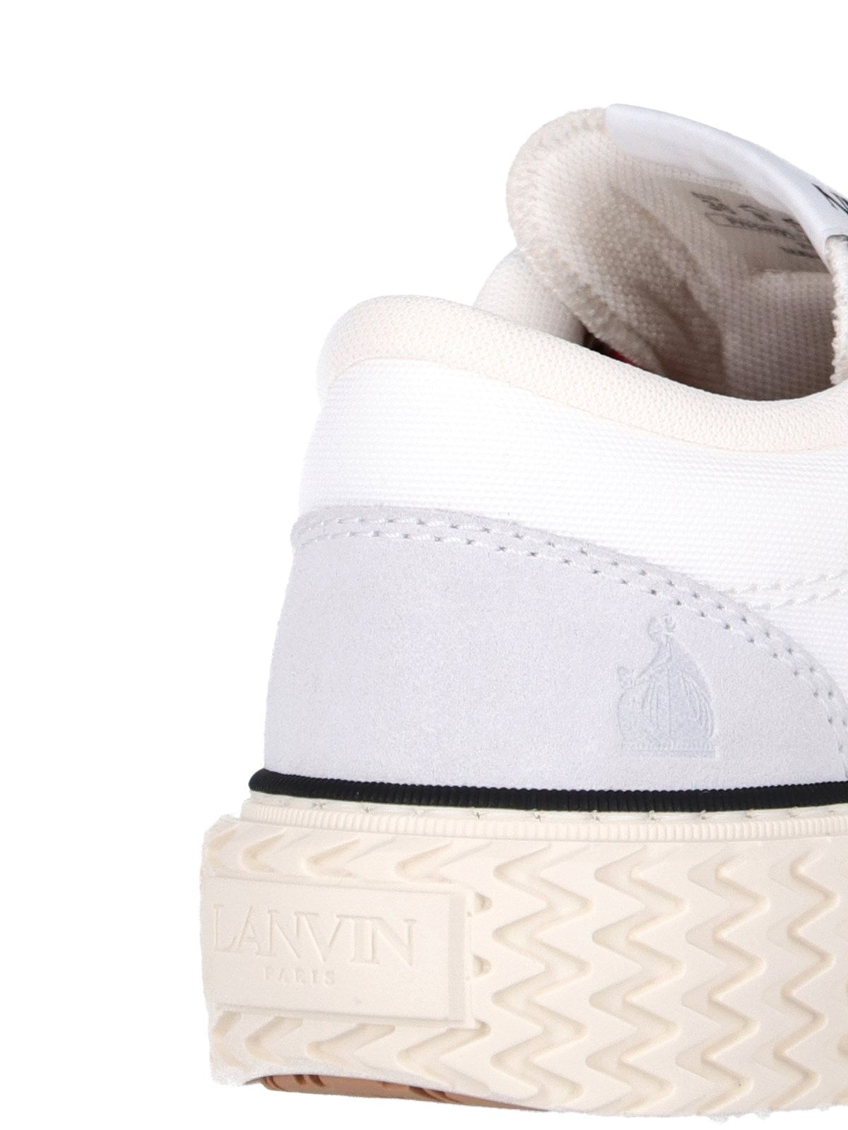 platform leather low-top sneakers - 6