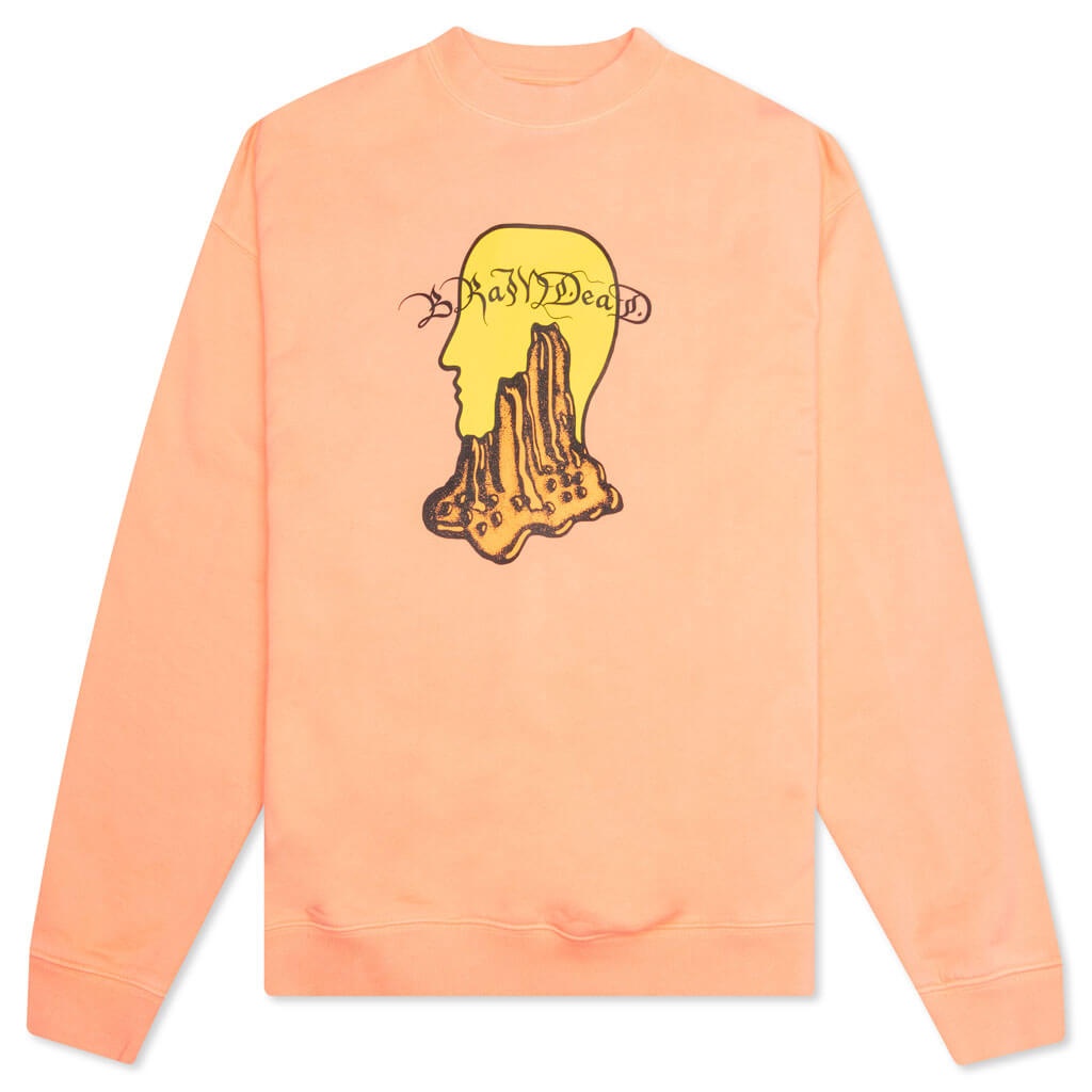 Brain Dead Size S - Mount slime Crewneck Sweater Olive Green