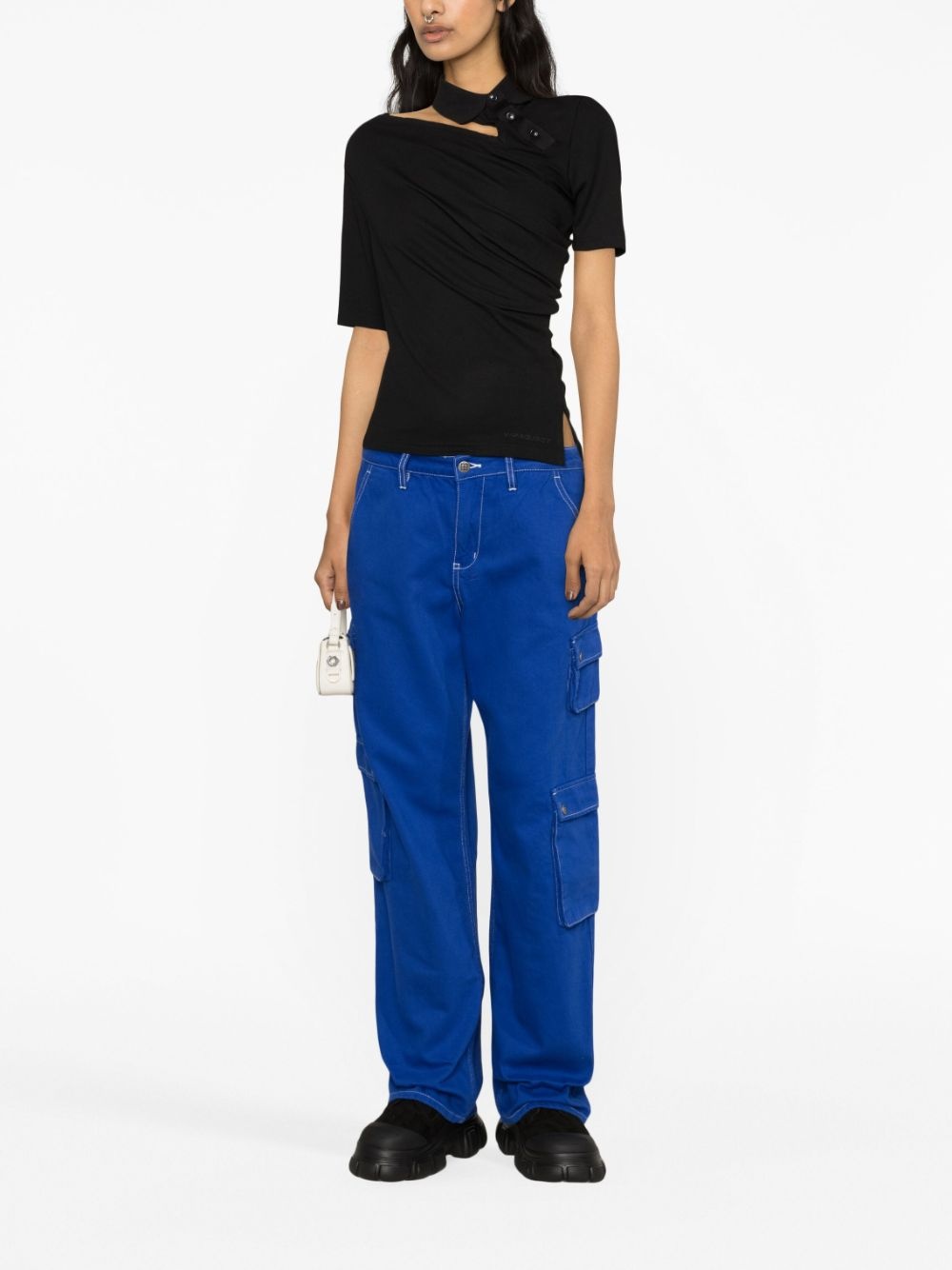 Drill cotton cargo trousers - 2