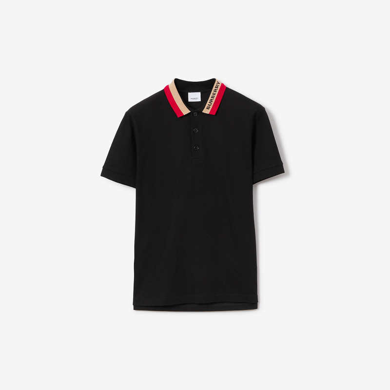 Logo Detail Cotton Piqué Polo Shirt 1