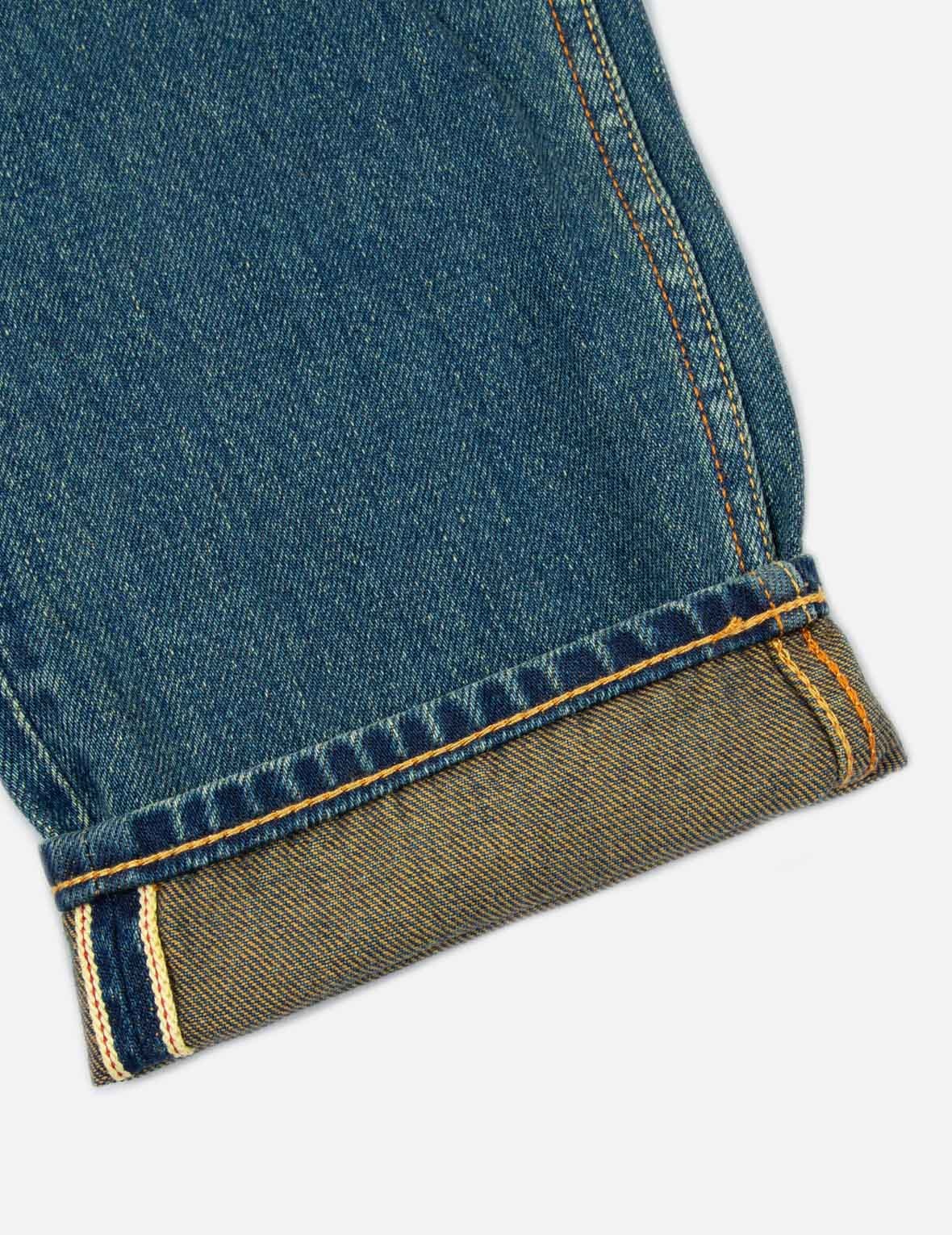 DECONSTRUCTION FABRIC BLOCKING DAICOCK CARROT-FIT DENIM JEANS #2017 - 8