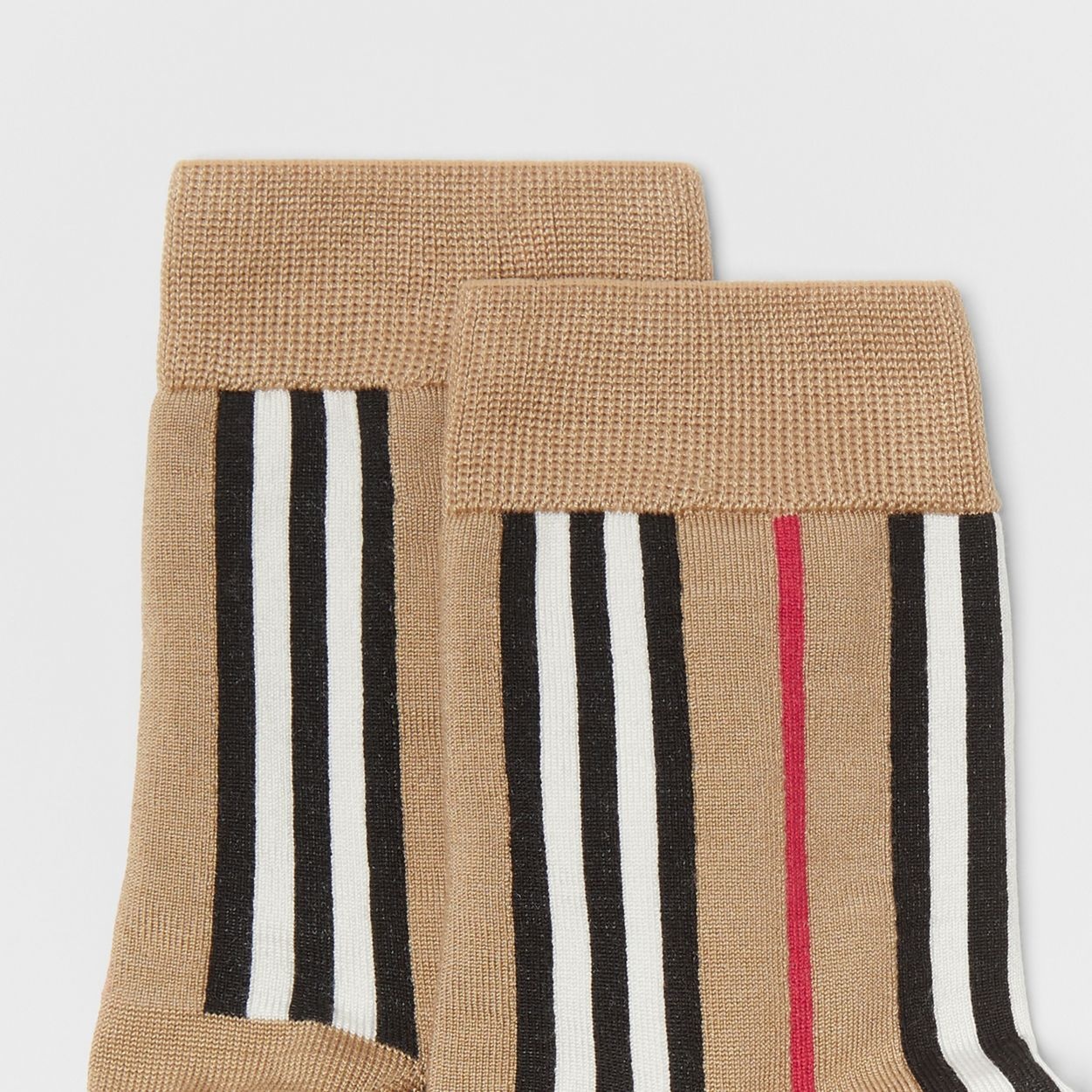 Icon Stripe Intarsia Cotton Blend Ankle Socks - 2