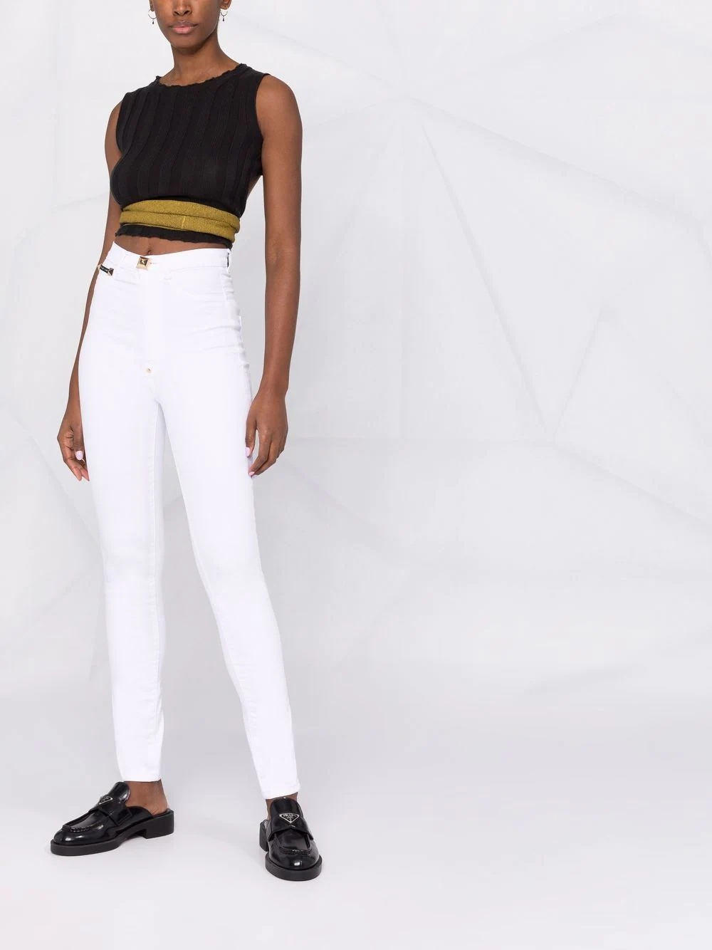 super high waist jeggings - 2