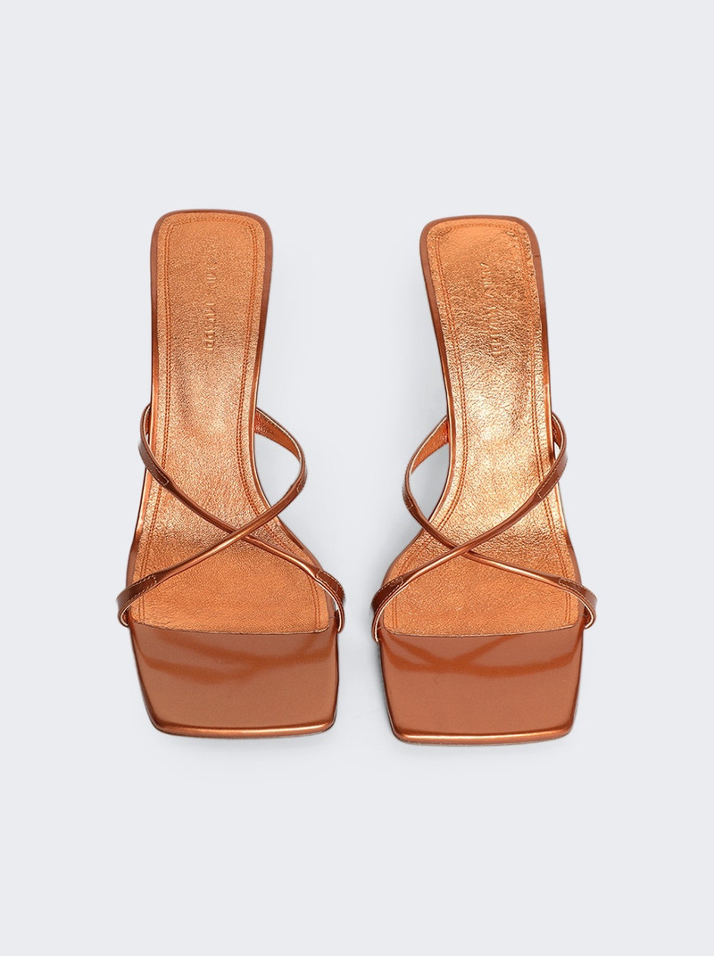 Amina Muaddi Adriana Slipper Copper outlook